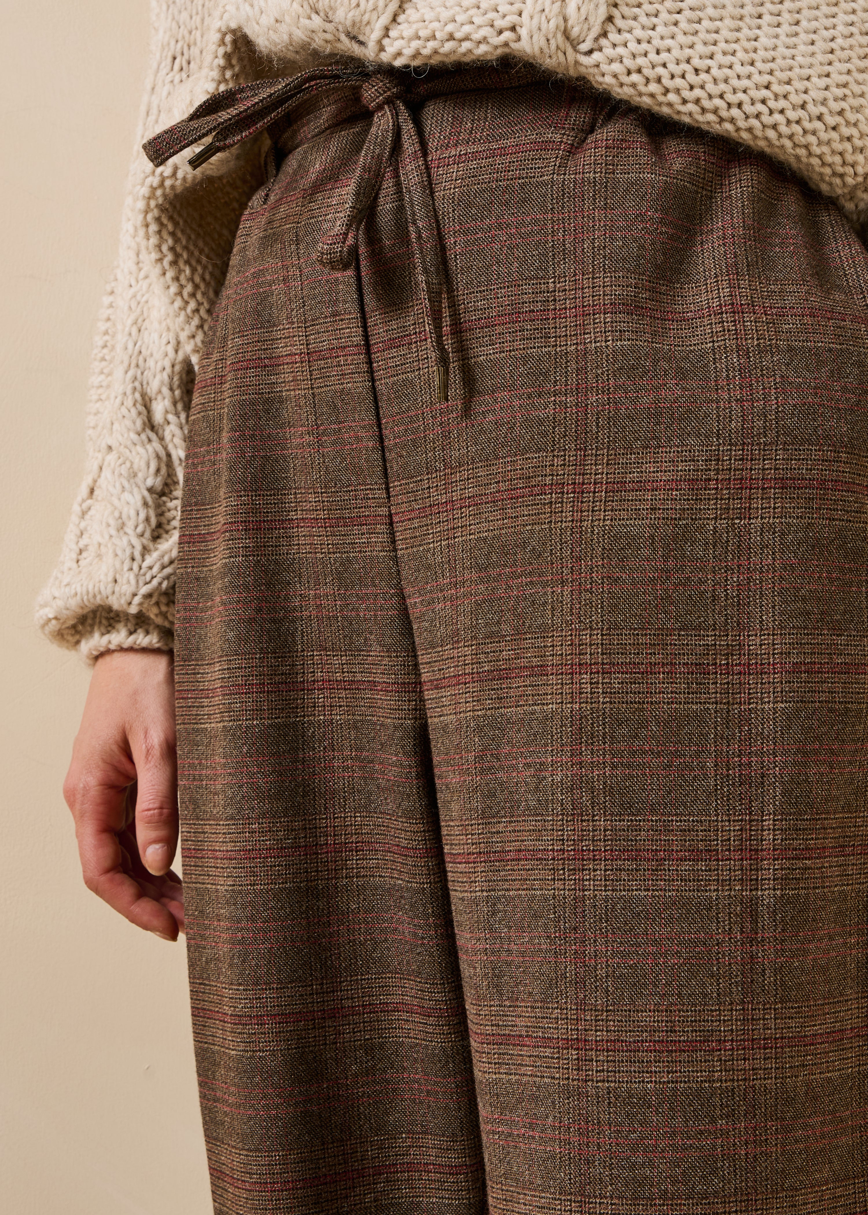 la-f-e-marabout-e-zergy-hose-braun-karo-7-8-elastisch image 5