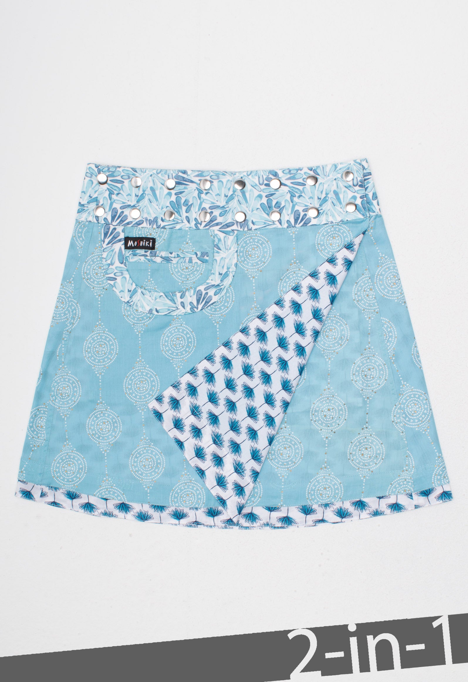 moshiki-hot-cookie-3-wickelrock-cotton-45-cm-baumwolle-wendbar image 1