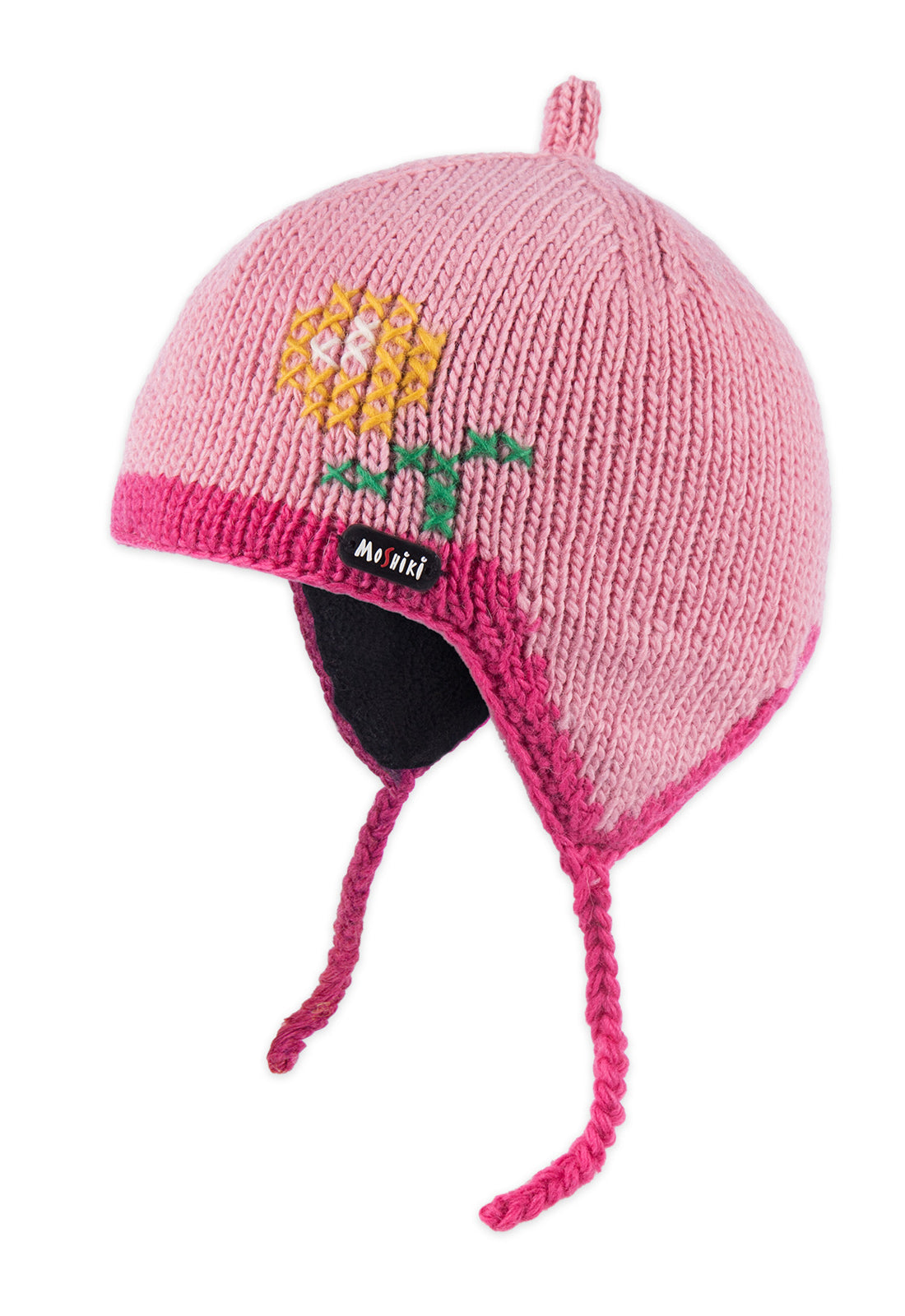 moshiki-kunal-kids-strickm-tze-wolle-navy-ohrklappen image 3
