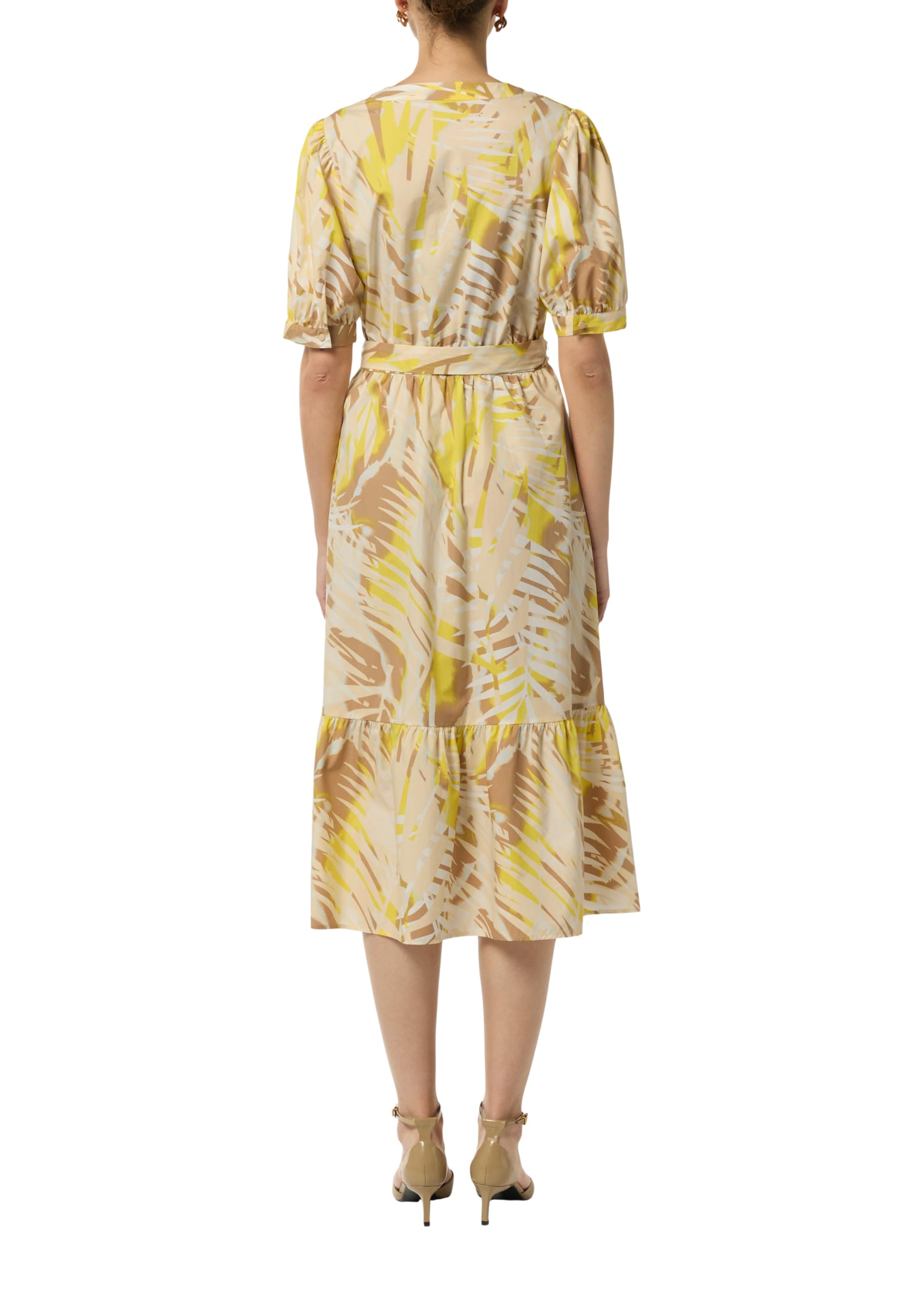 comma-baumwoll-maxikleid-puff-rmel-gr-46 image 2
