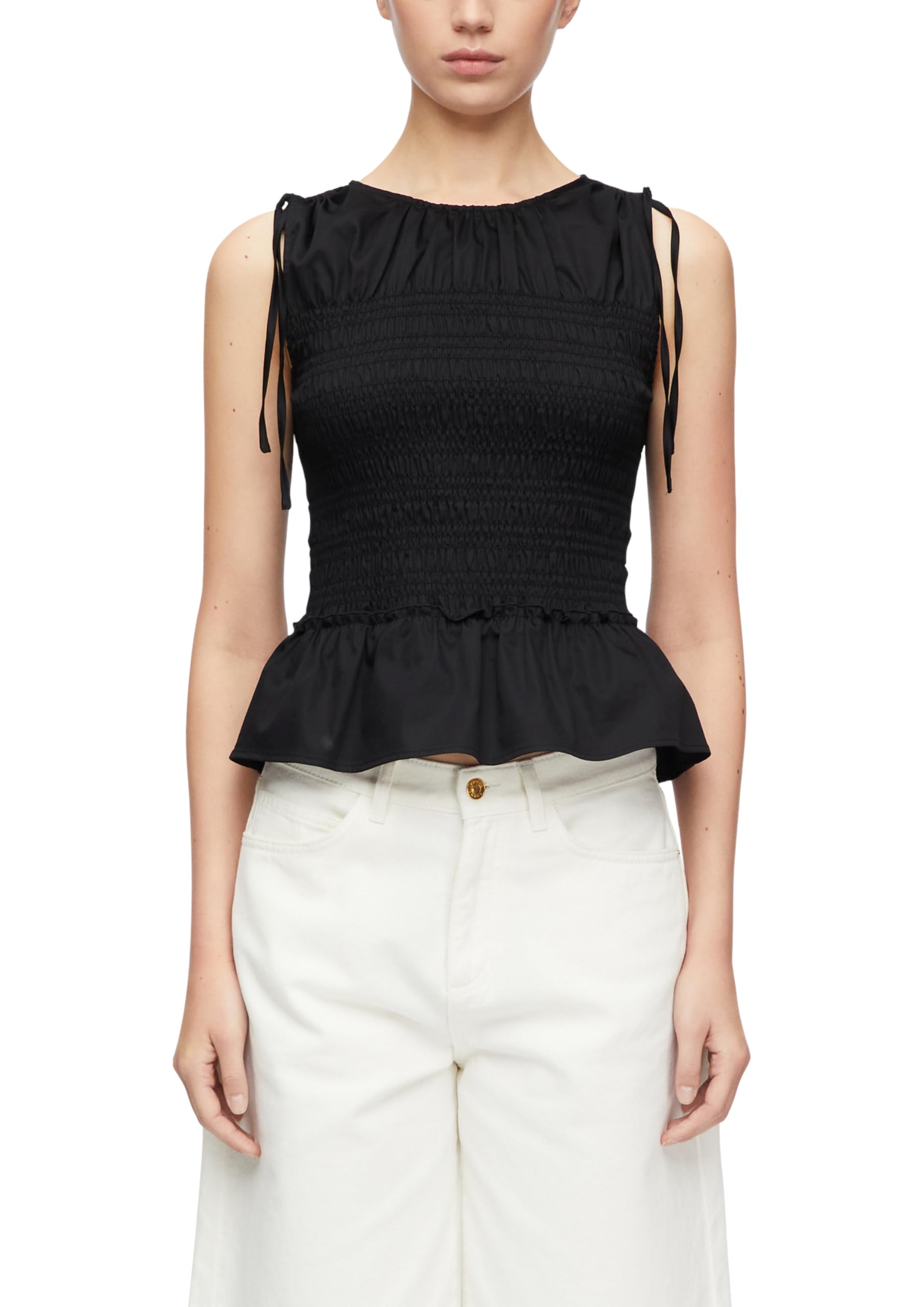 comma-bluse-2180557-rmellos-helles-beige-gr-34 image 8
