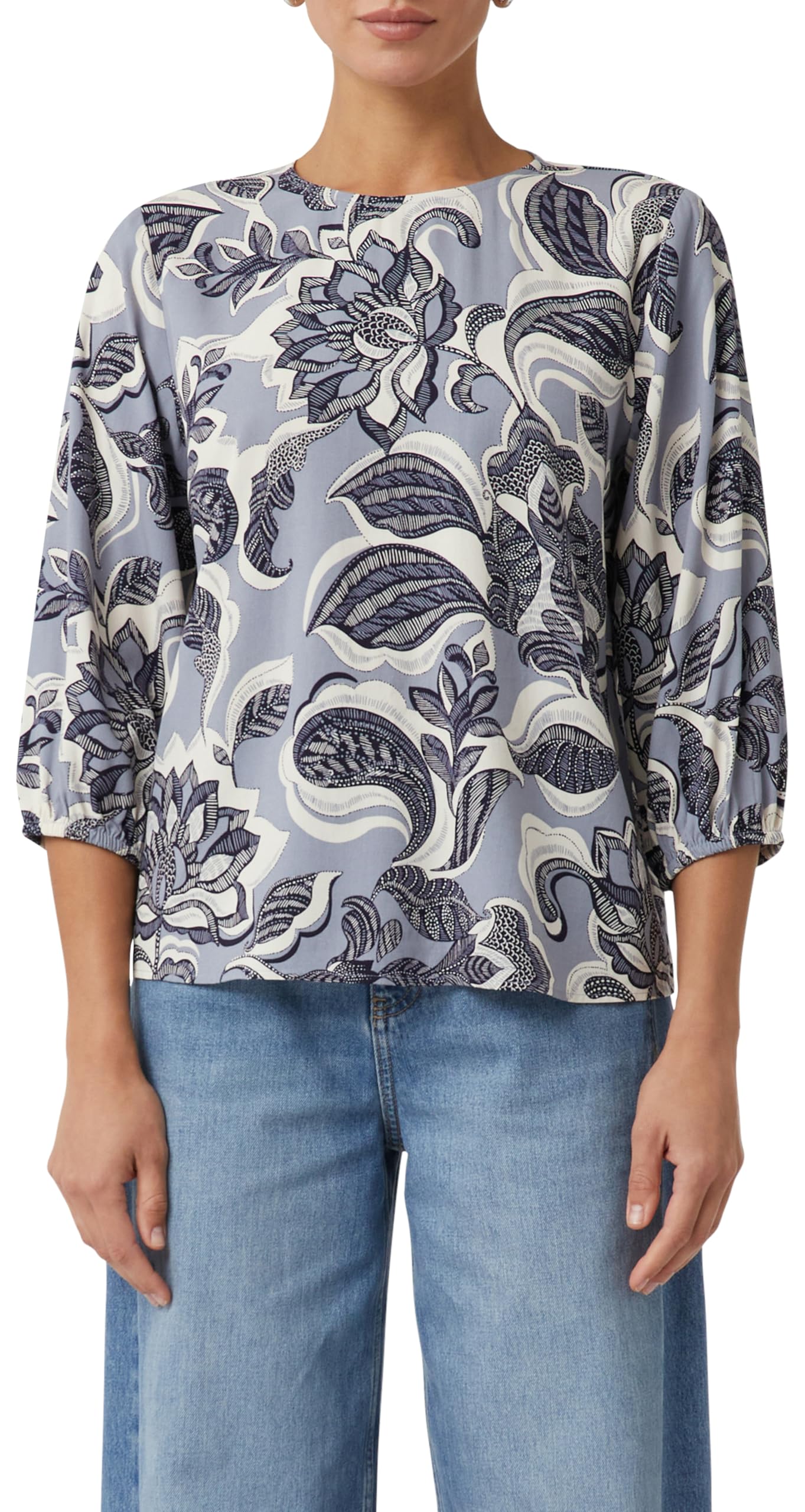 comma-bluse-all-over-print-twill-gr-e-38 image 3