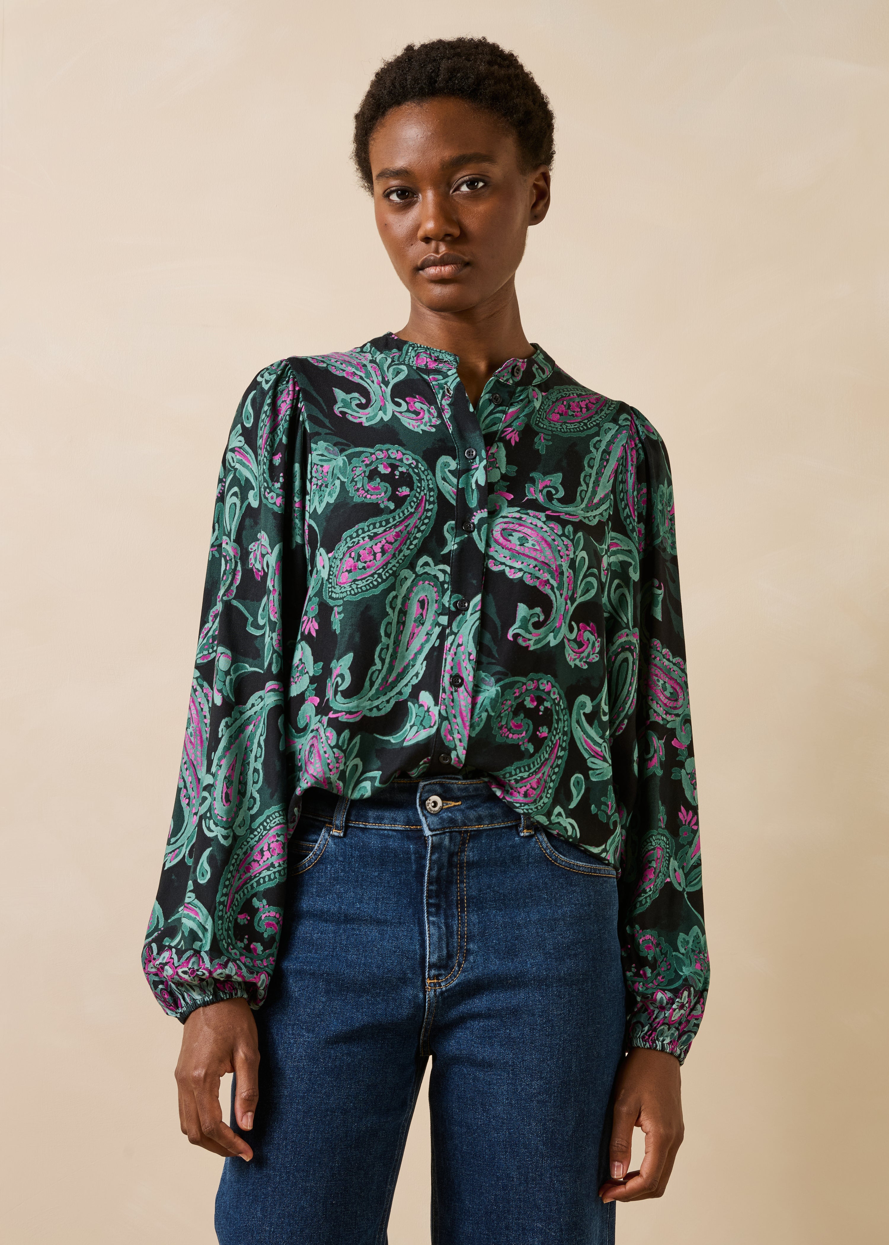la-f-e-marabout-e-getanoa-hemd-petrol-paisley image 1