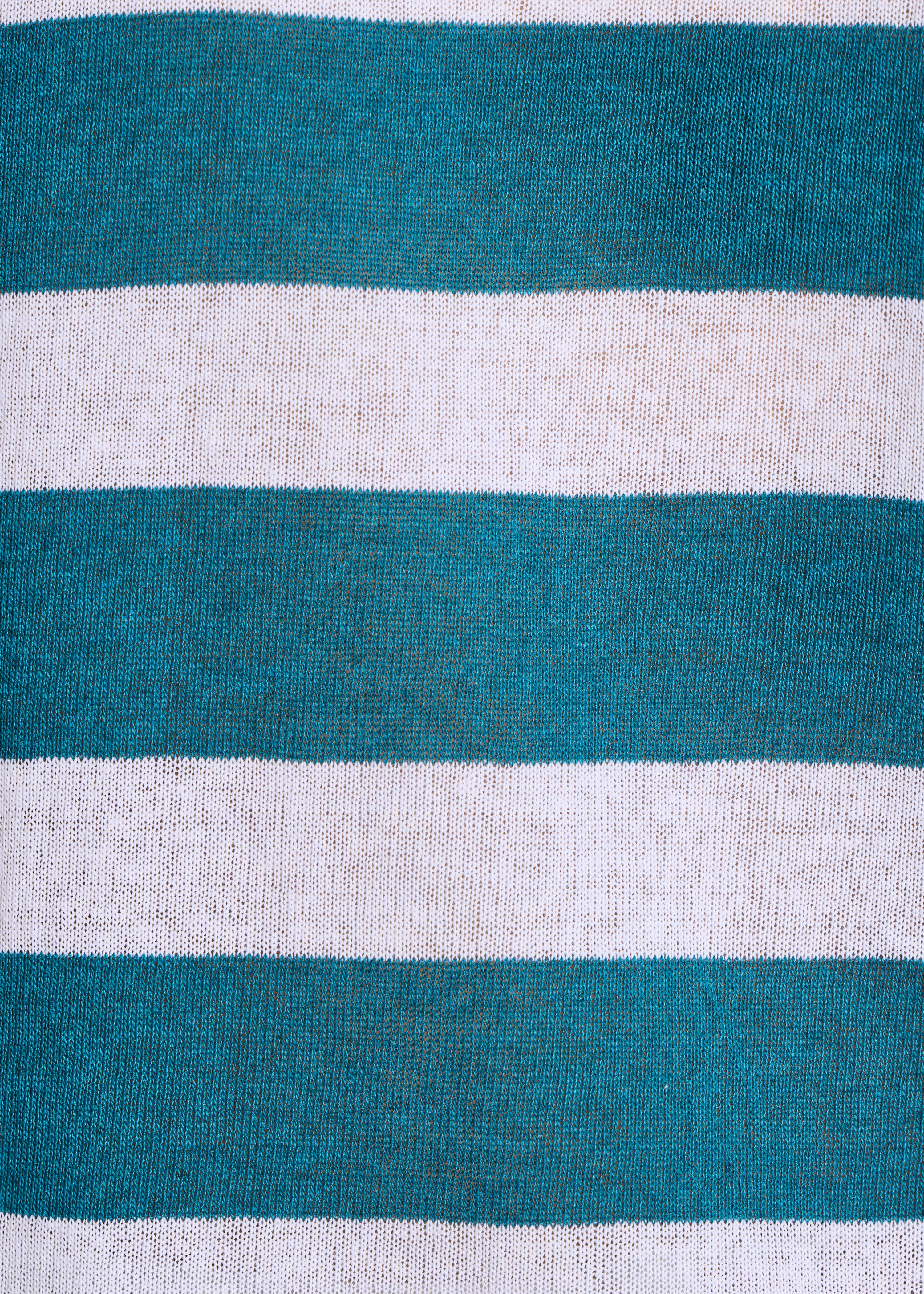 la-f-e-marabout-e-pullover-petrol-gestreift-v-ausschnitt image 4