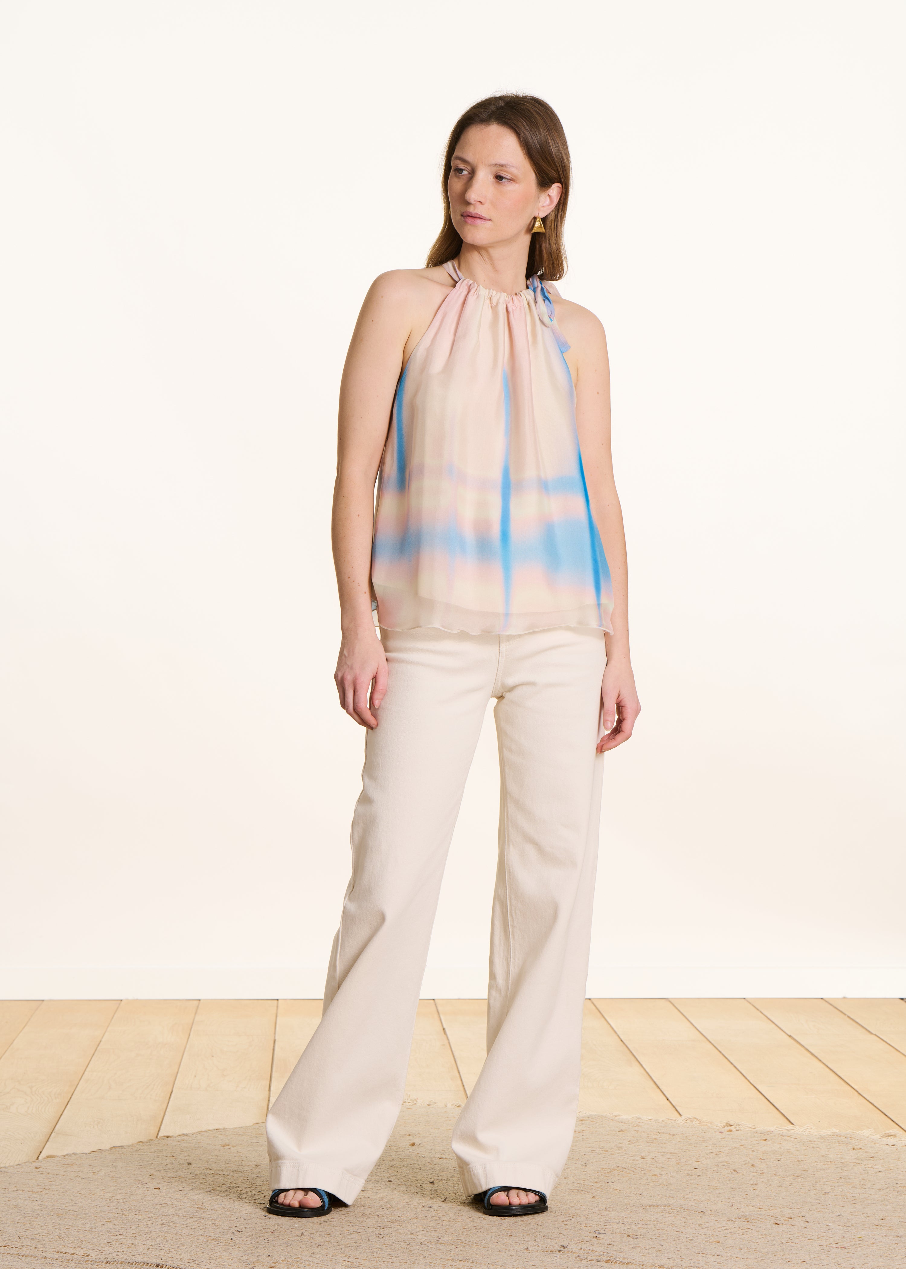 la-f-e-marabout-e-tie-dye-top-blush-rosa-viskose-seide image 2