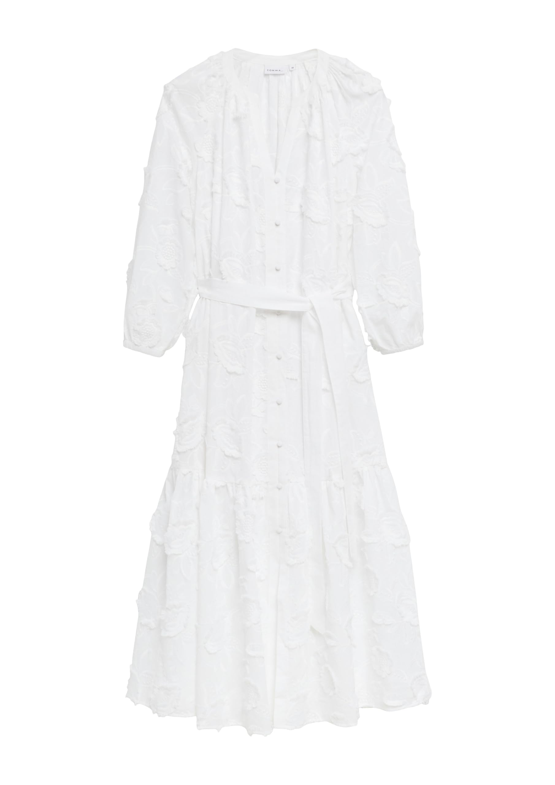 comma-midikleid-baumwoll-voile-fil-coup-floral-gr-40 image 4