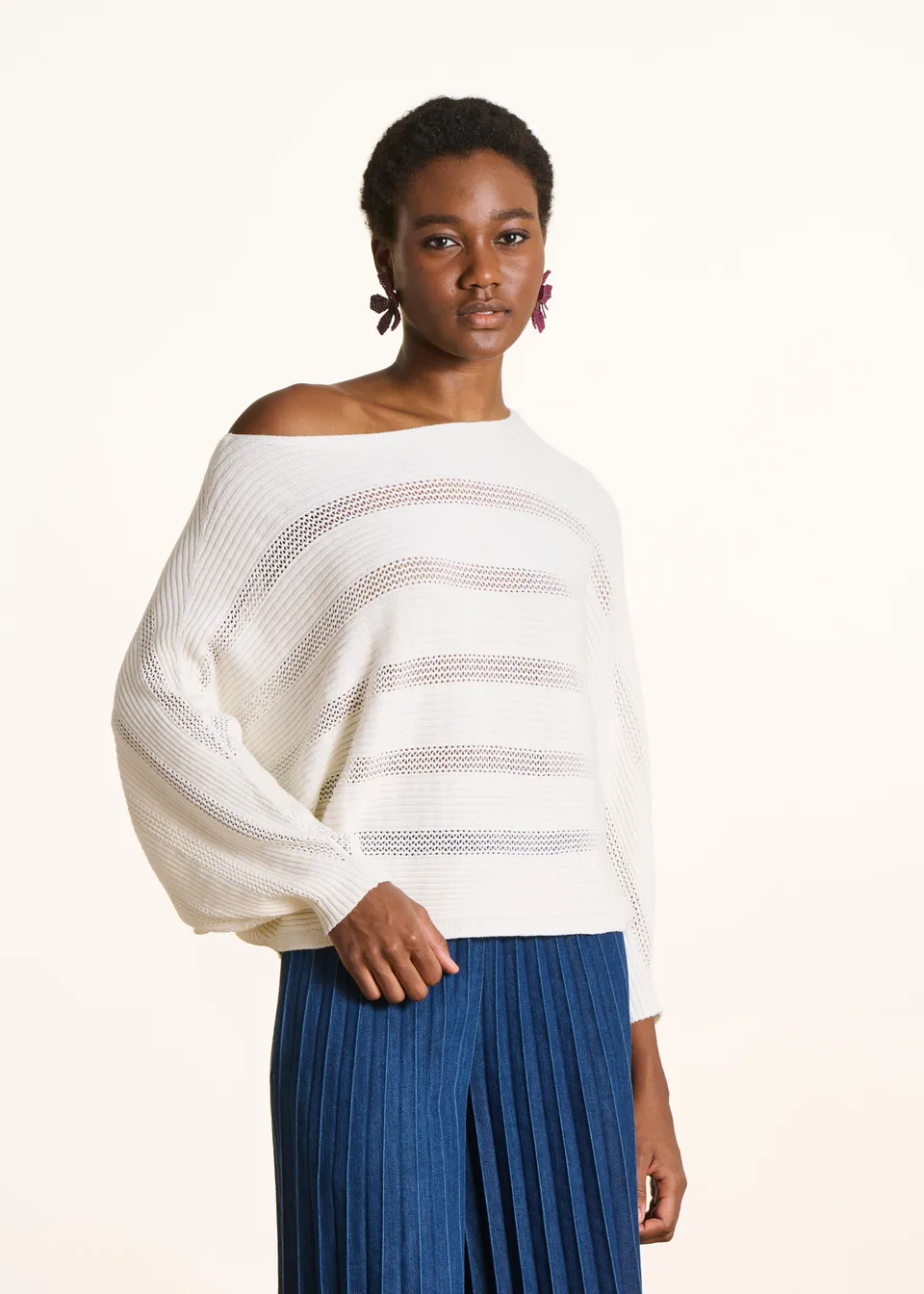 la-f-e-marabout-e-fartac-pullover-wei-cape-kurz image 1
