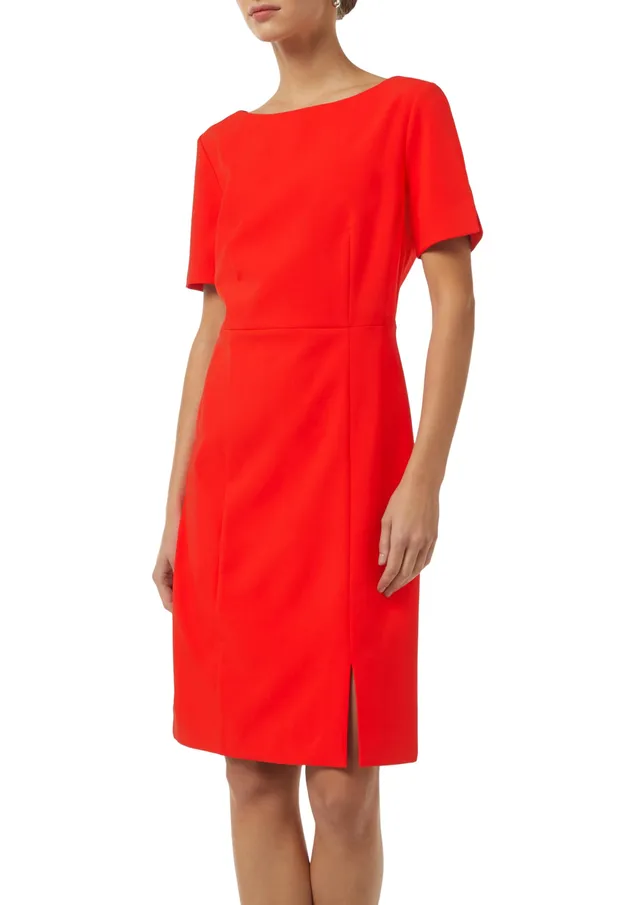 comma-2157989-kleid-mit-bateau-ausschnitt image 1