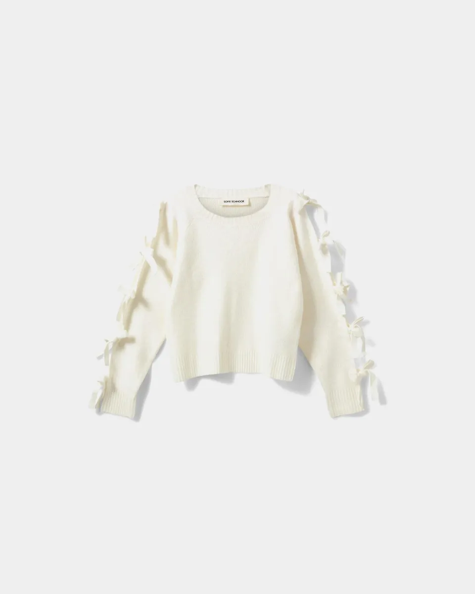 sofie-schnoor-young-permelisy-knit-pullover-off-white-schleife image 1