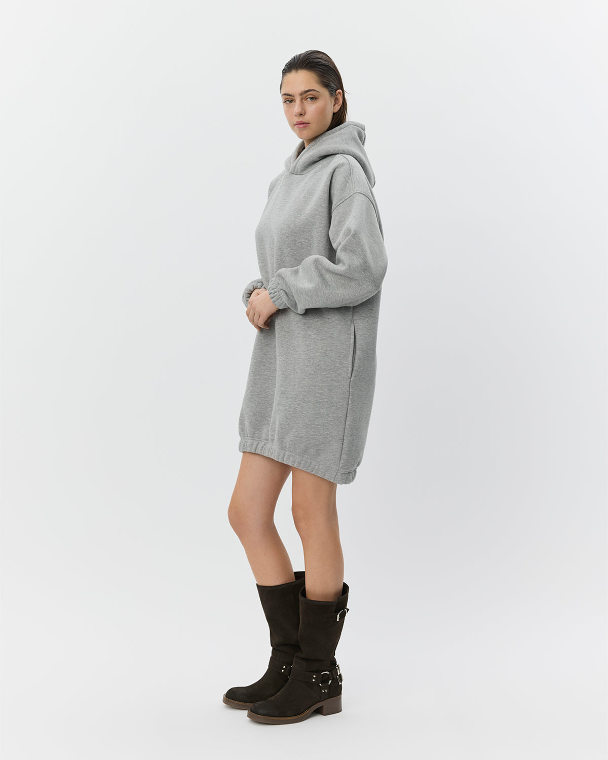 sofie-schnoor-women-jennifersw-hoodie-kleid-grey-melange image 3