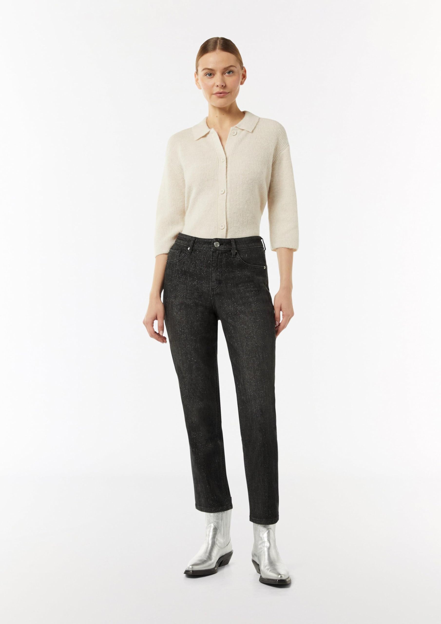 comma-jeans-jeans-hose-metallicgarn-effekt-damen-gr-e-38 image 6