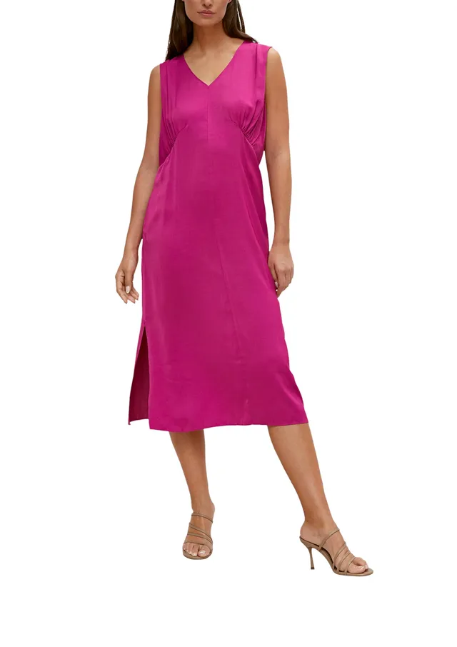 comma-dresses-kleid-kurz-damen-rmellos-l-ssig image 1
