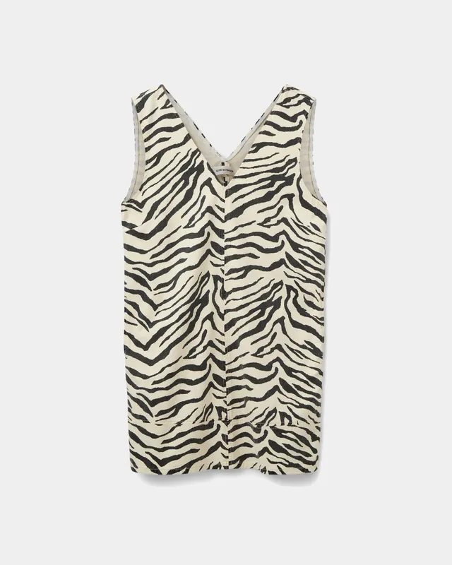 sofie-schnoor-olympe-zebra-dress-kleid-hellgelb image 1