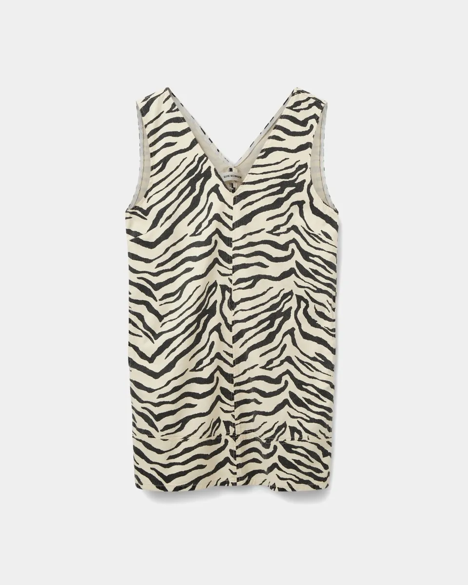sofie-schnoor-olympe-zebra-dress-kleid-hellgelb image 1
