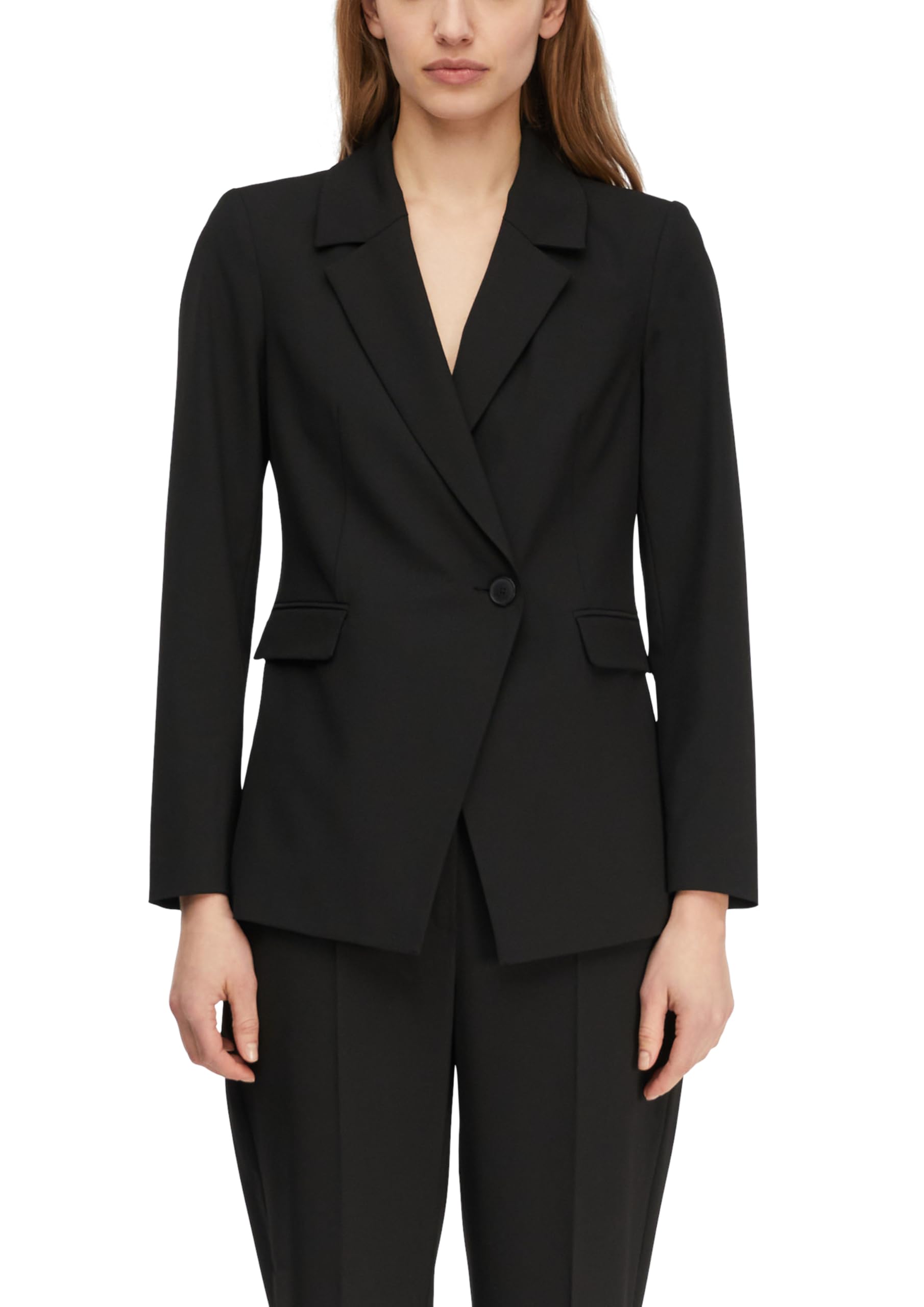 comma-blazer-viskosemix-tailliert-regular-fit image 1