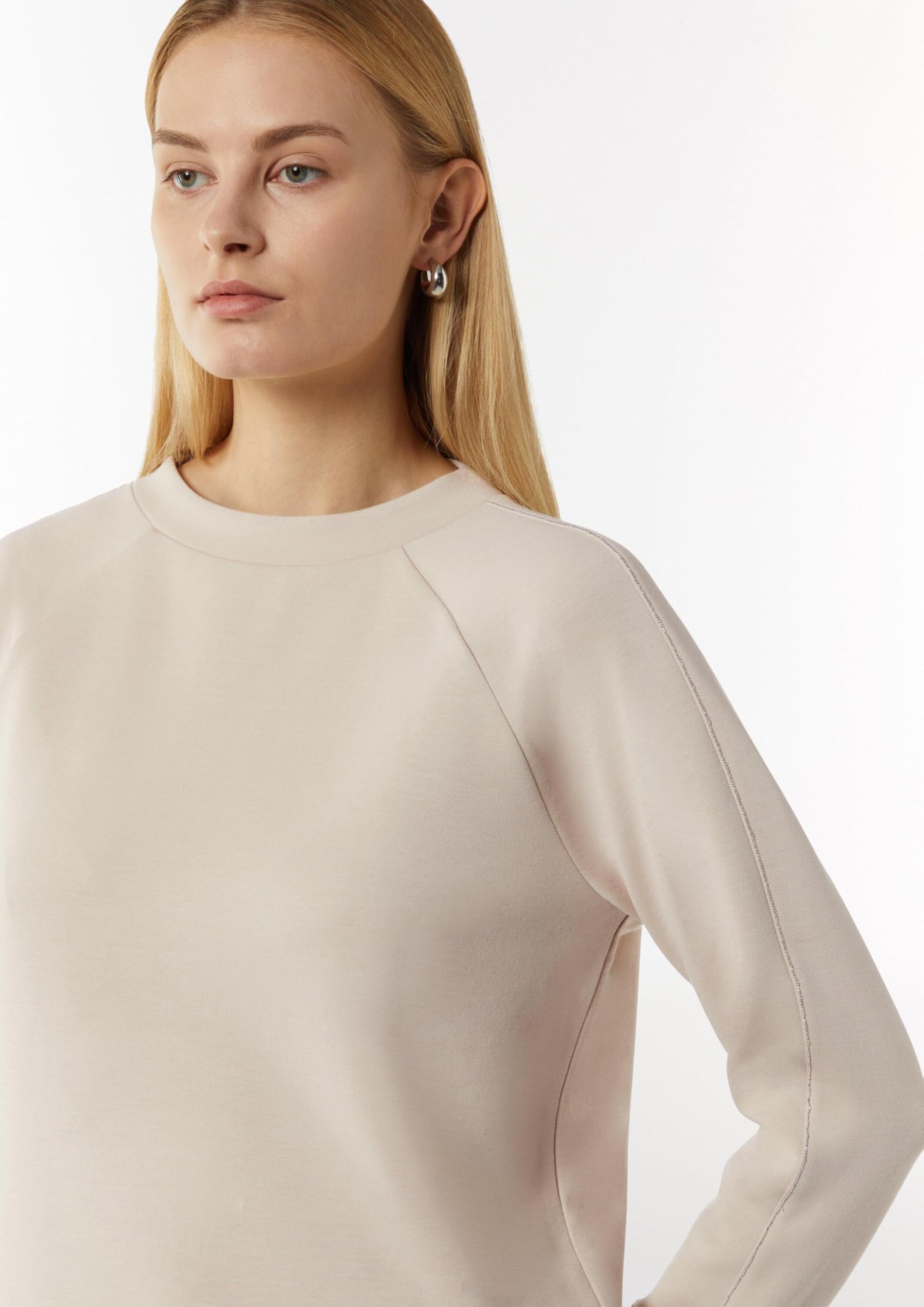 comma-sweatshirt-jersey-gr-44-mit-schmuck-detail image 4