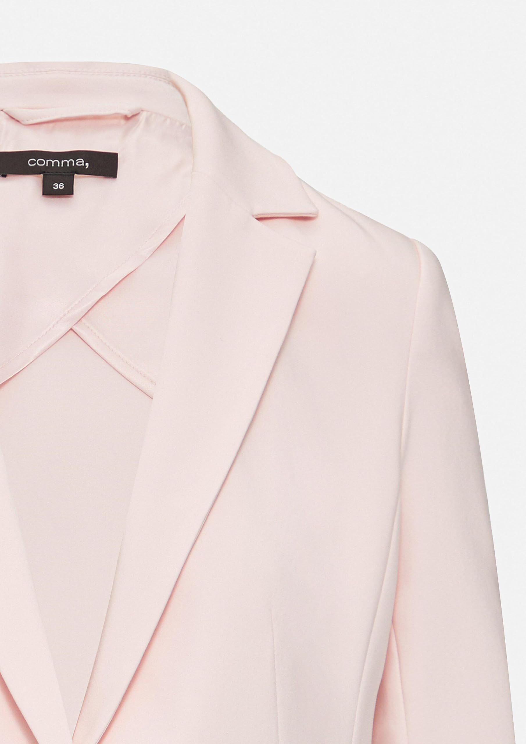 comma-blazers-satin-blazer-rosa-tailliert-mit-pattentaschen image 7