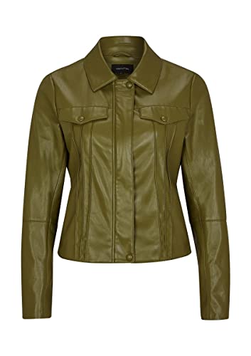 comma-jacke-glattleder-optik-deep-green-gr-38-kurz image 7