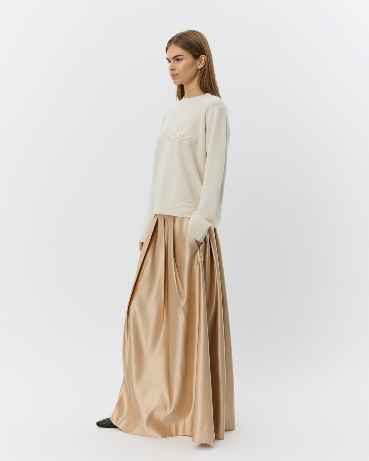 sofie-schnoor-women-emmysw-satin-maxirock-hellbeige image 3