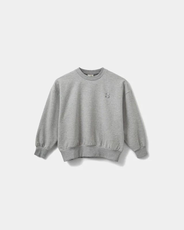 sofie-schnoor-elisy-sweatshirt-grey-melange-baumwolle image 1