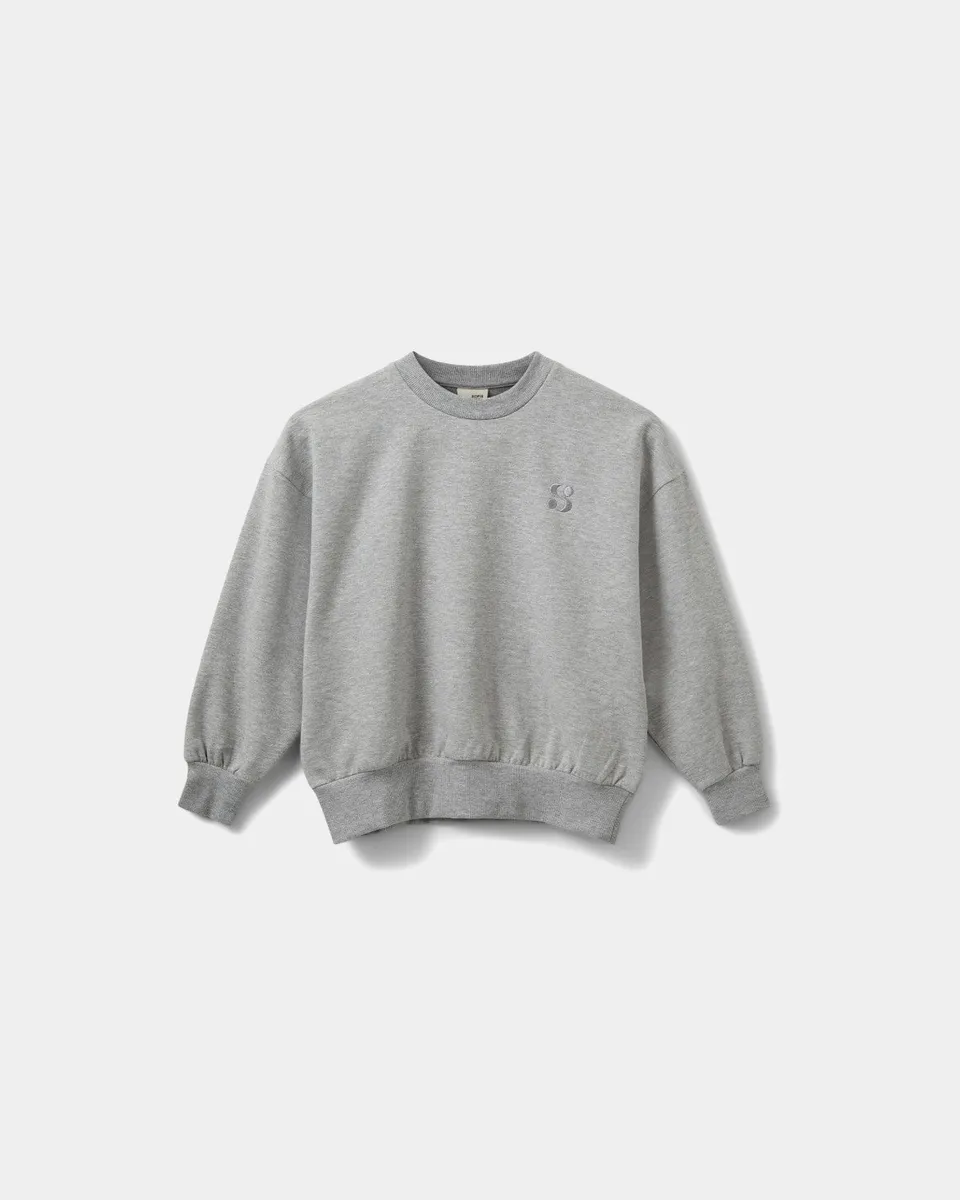 sofie-schnoor-elisy-sweatshirt-grey-melange-baumwolle image 1