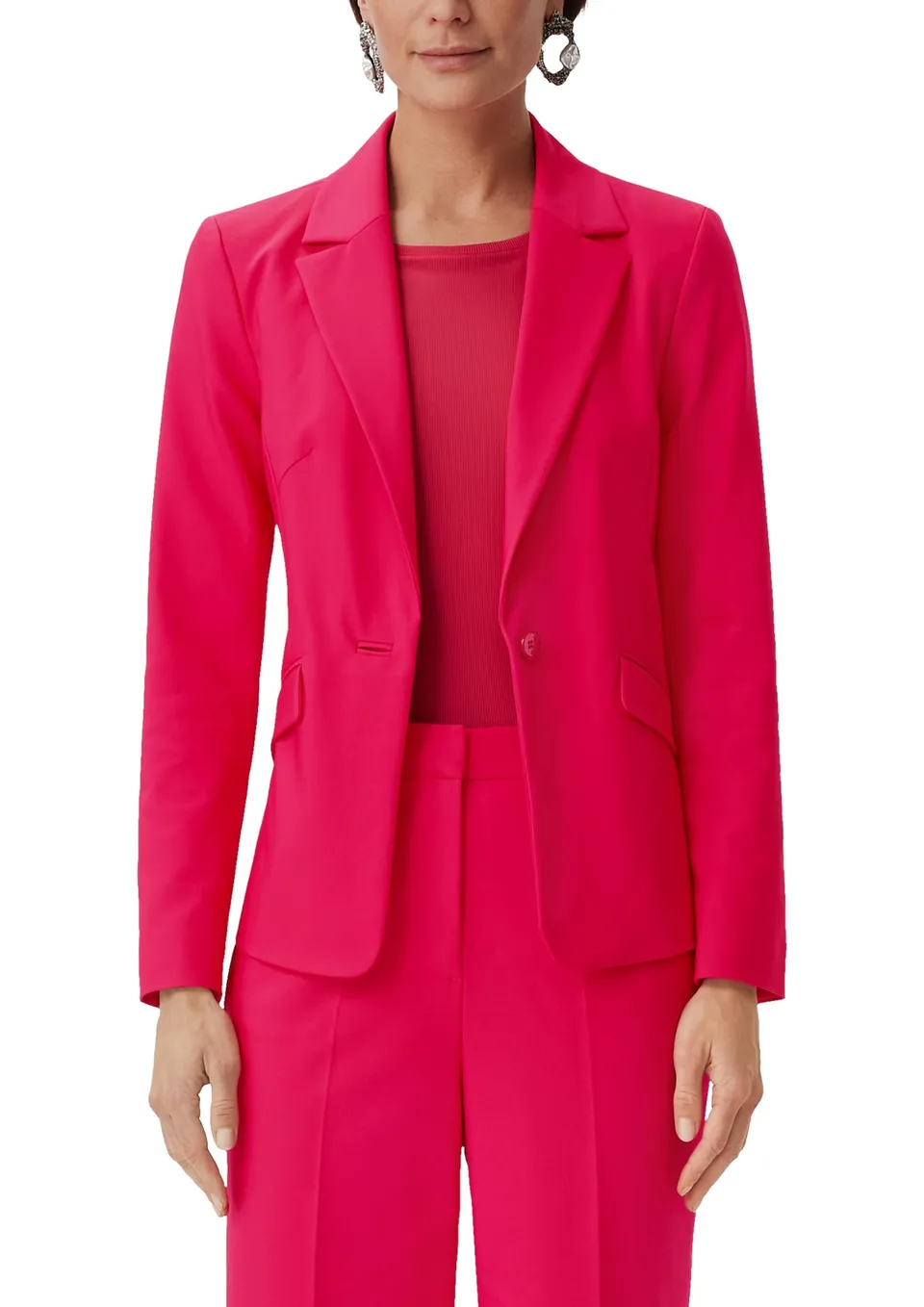 comma-blazer-damen-baumwollmix-klassisch-business image 1