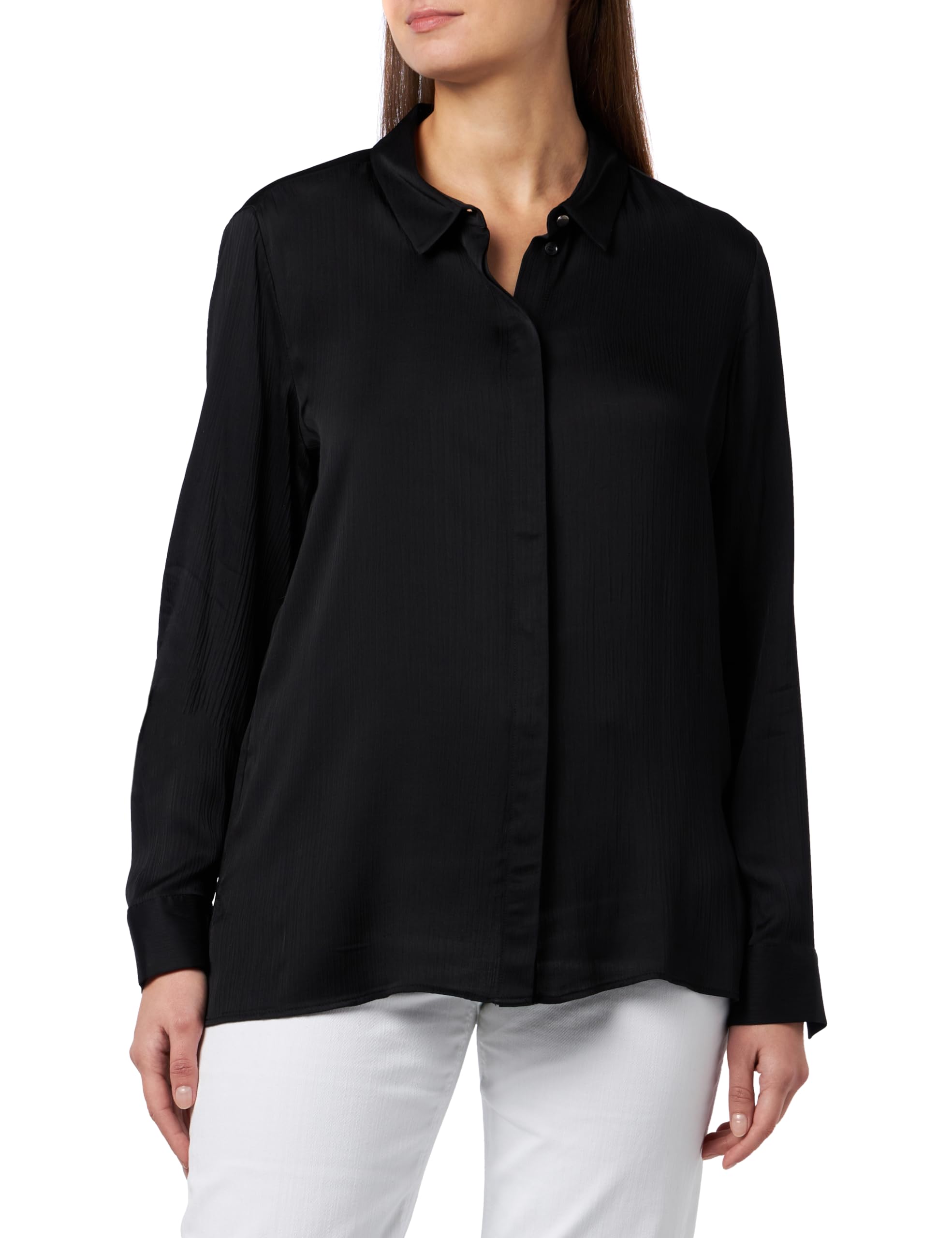 comma-satinbluse-damen-gr-44-crinkle-struktur image 1
