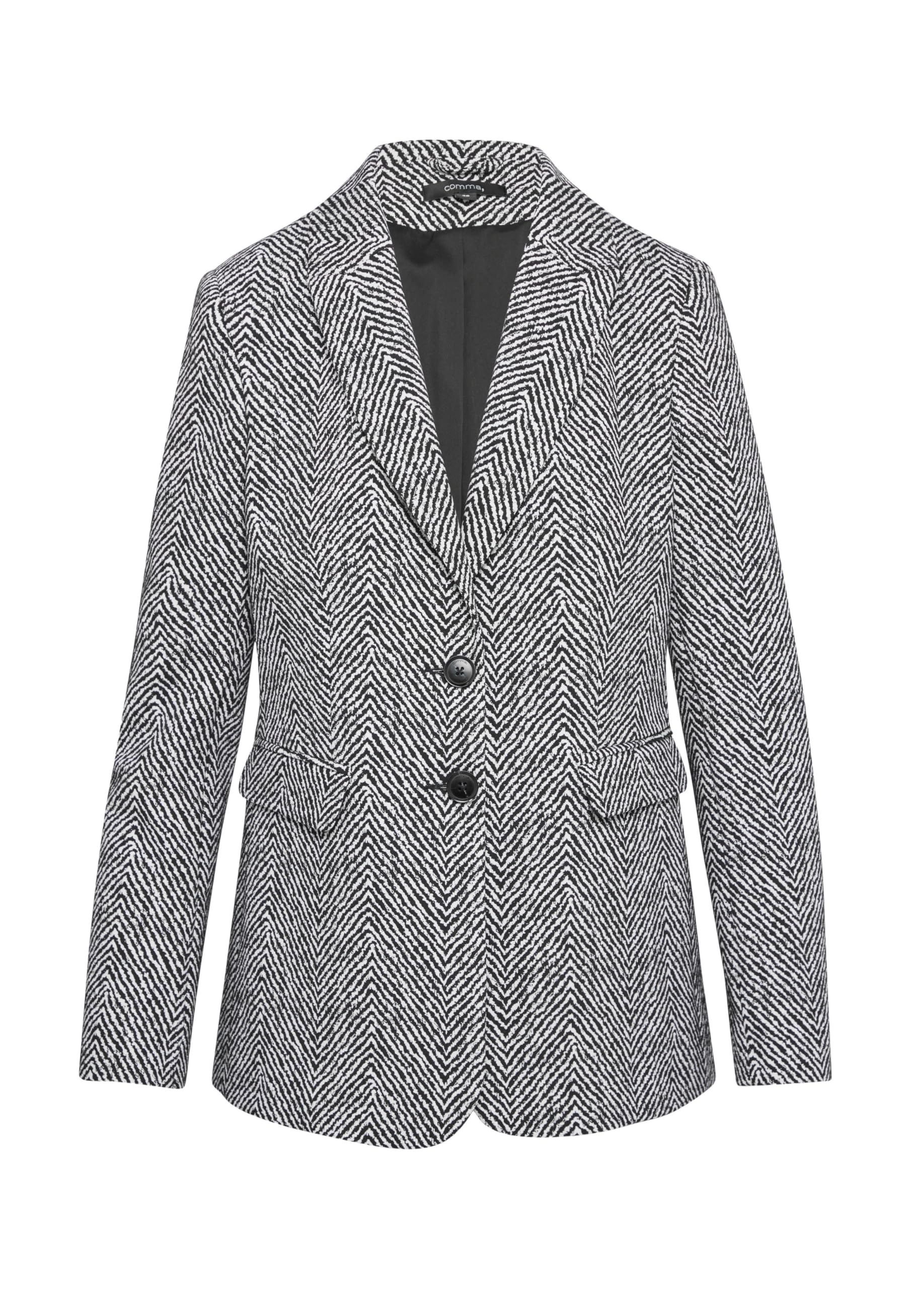 comma-blazers-blazer-jacquard-strukturmuster-damen-gr-44 image 3