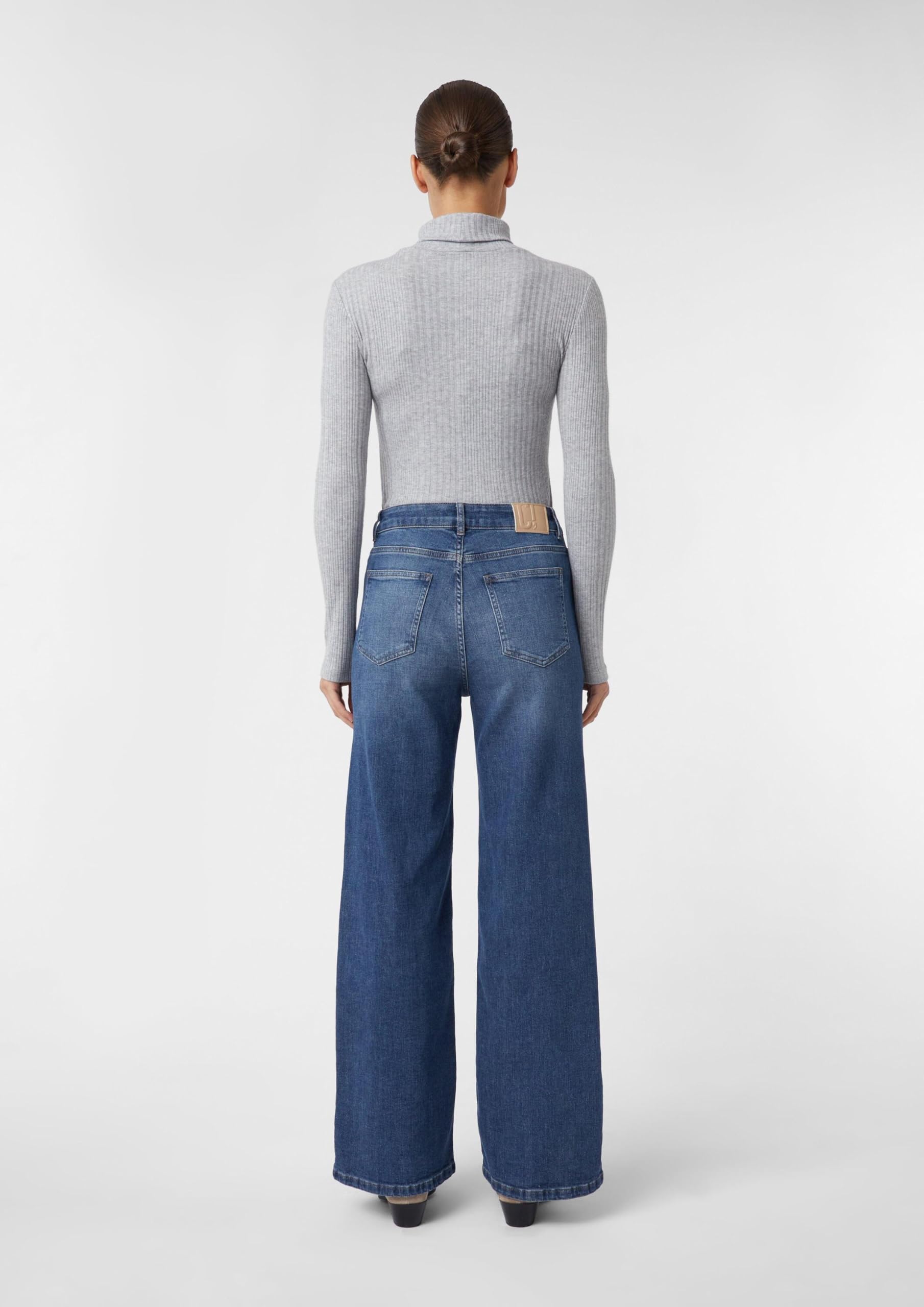 comma-jeans-elastische-wide-leg-jeans-hose-gr-e-38 image 8
