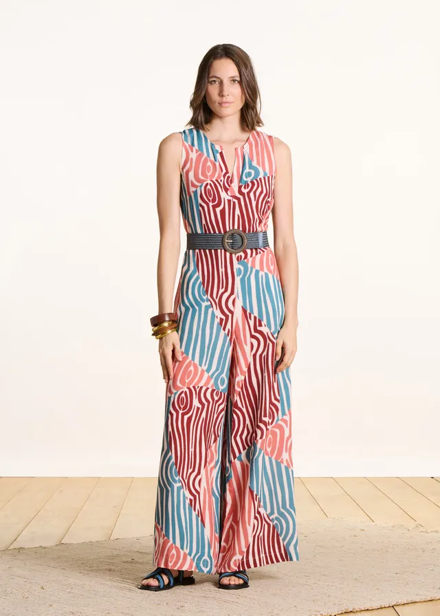 la-f-e-marabout-e-overall-jumpsuit-bunt-grafik-print-weites-bein image 1