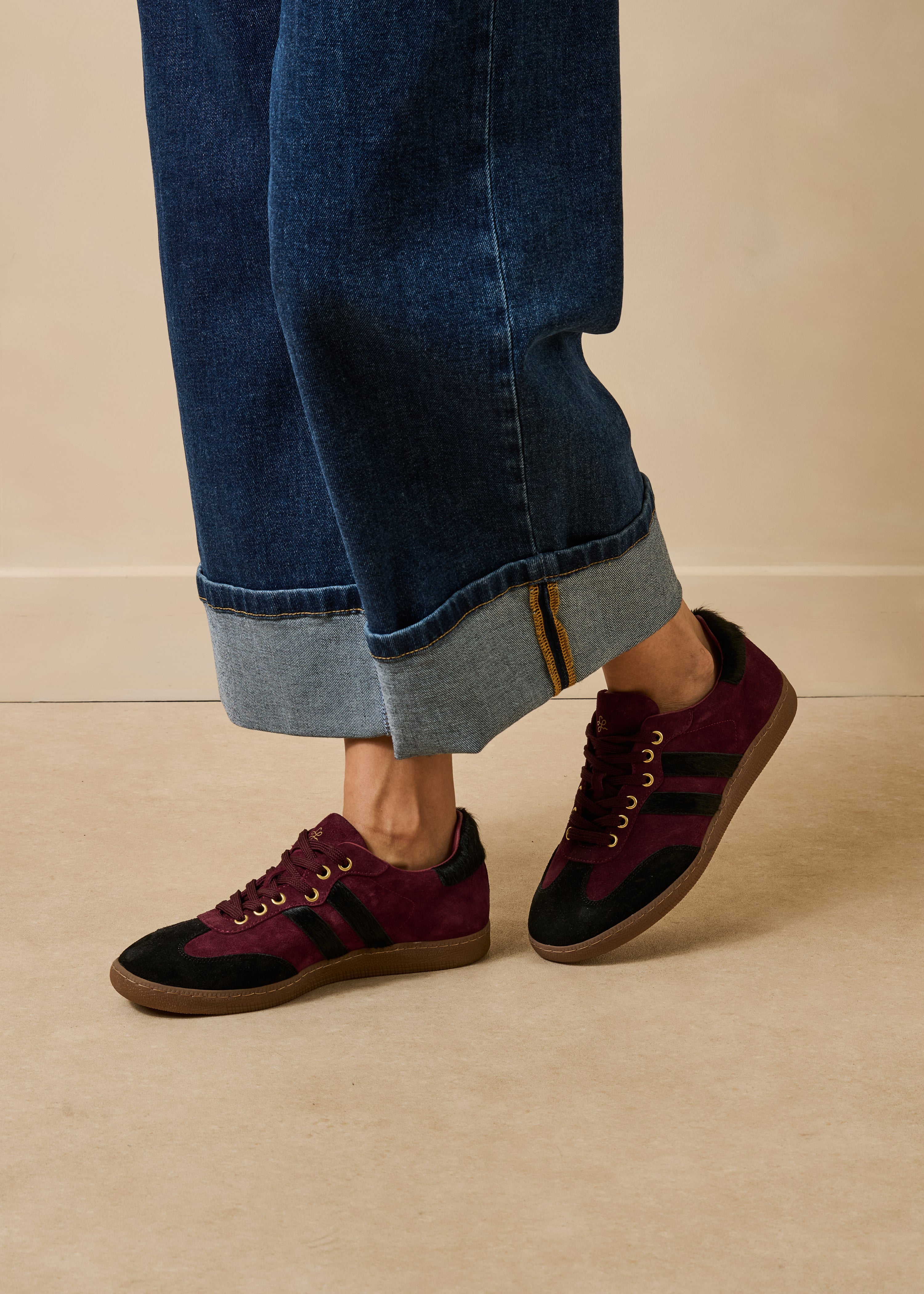 la-f-e-marabout-e-graton-sneaker-bordeaux-schwarz-leder image 3