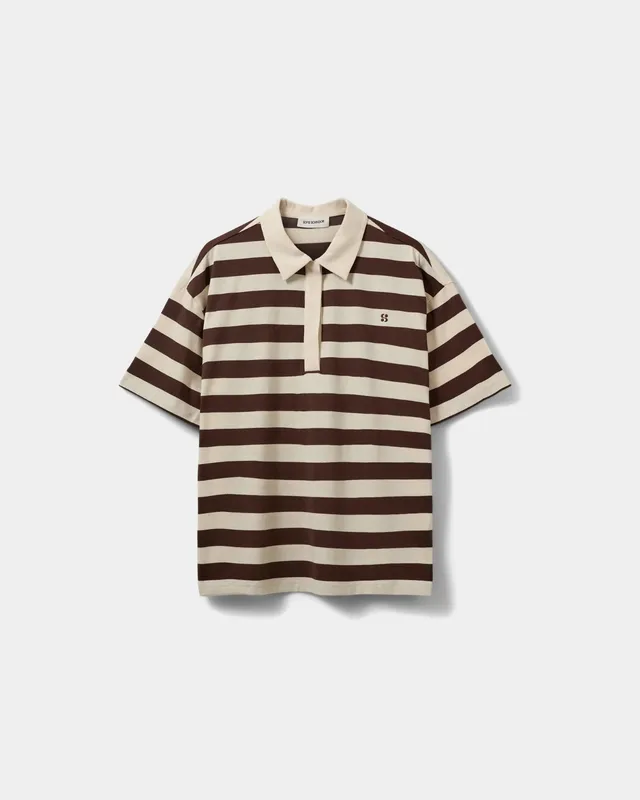 sofie-schnoor-women-pilsw-s262250-polo-off-white-striped-oversize image 1