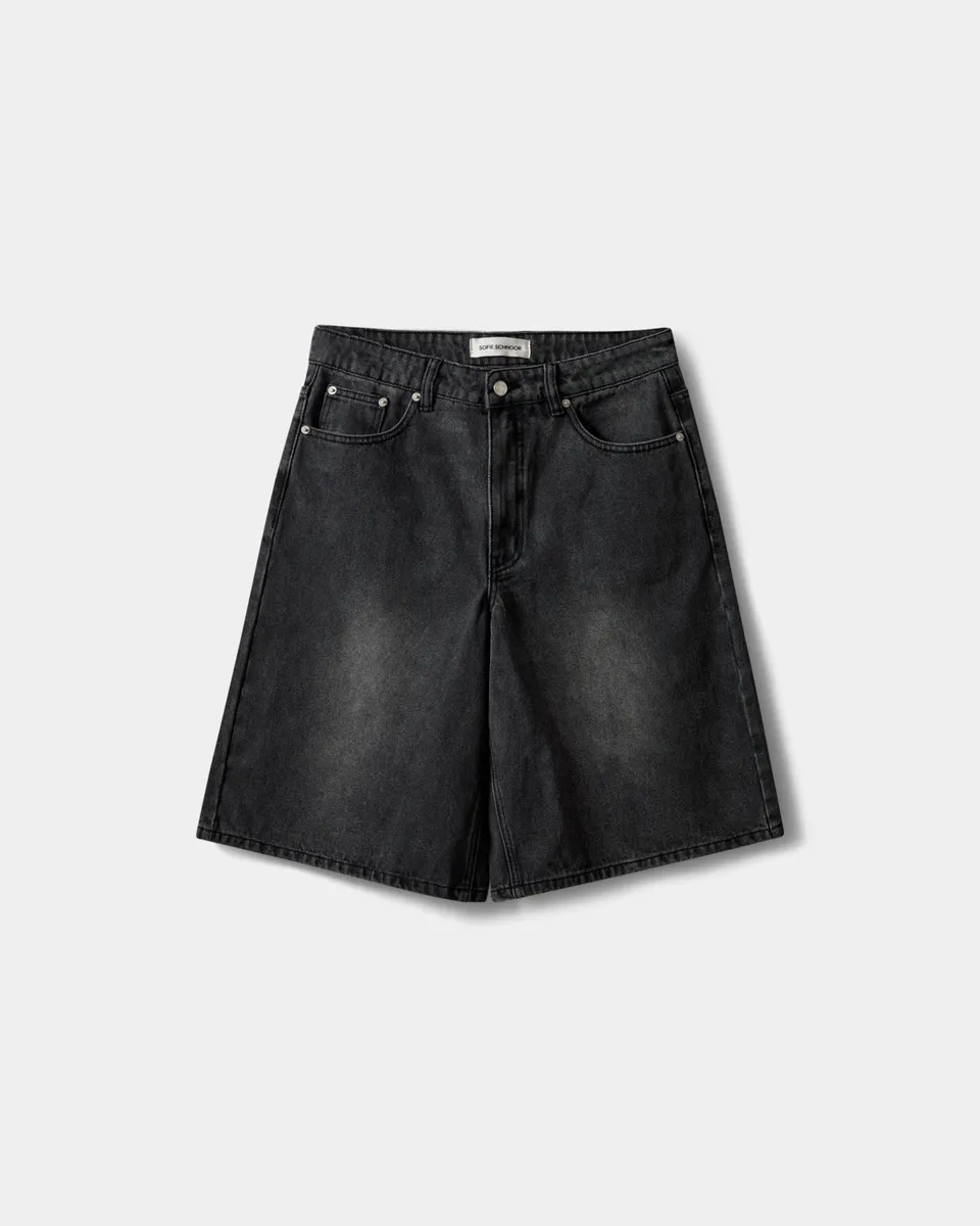 sofie-schnoor-women-stokesw-shorts-washed-black-denim-100-baumwolle image 1