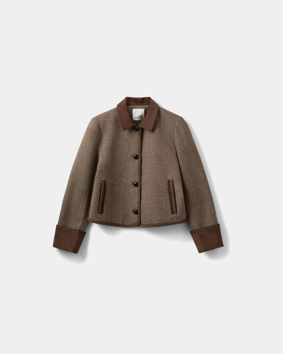 sofie-schnoor-women-kamikkasw-kurzblazer-brown-check-wolle image 1