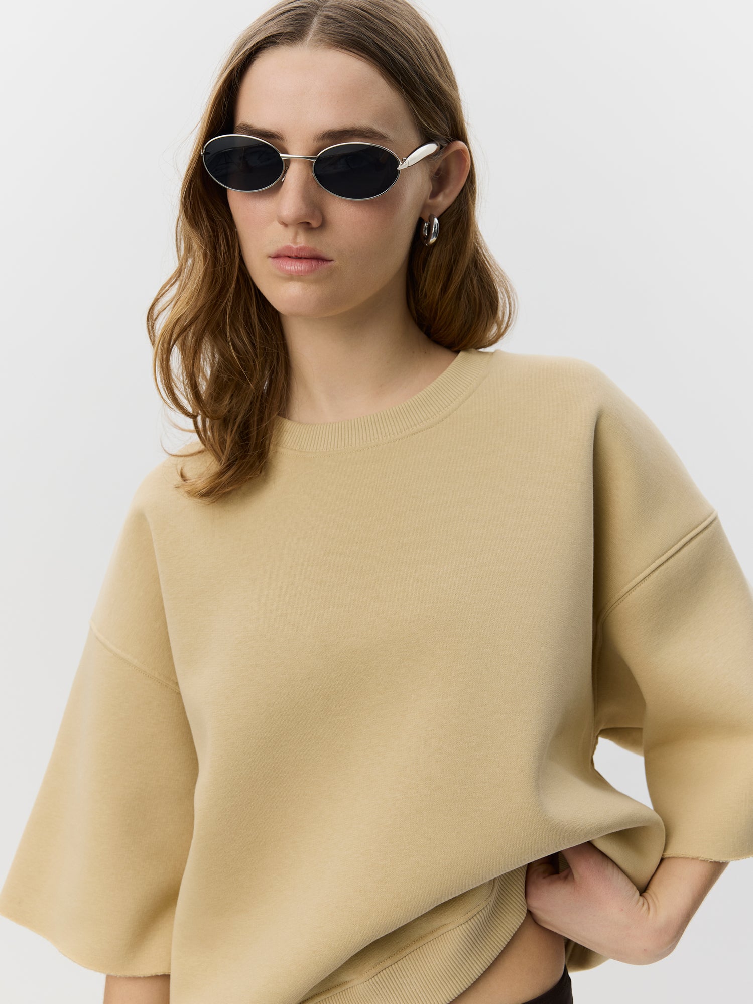 sofie-schnoor-women-eloisesw-sweatshirt-khaki-baumwolle image 6