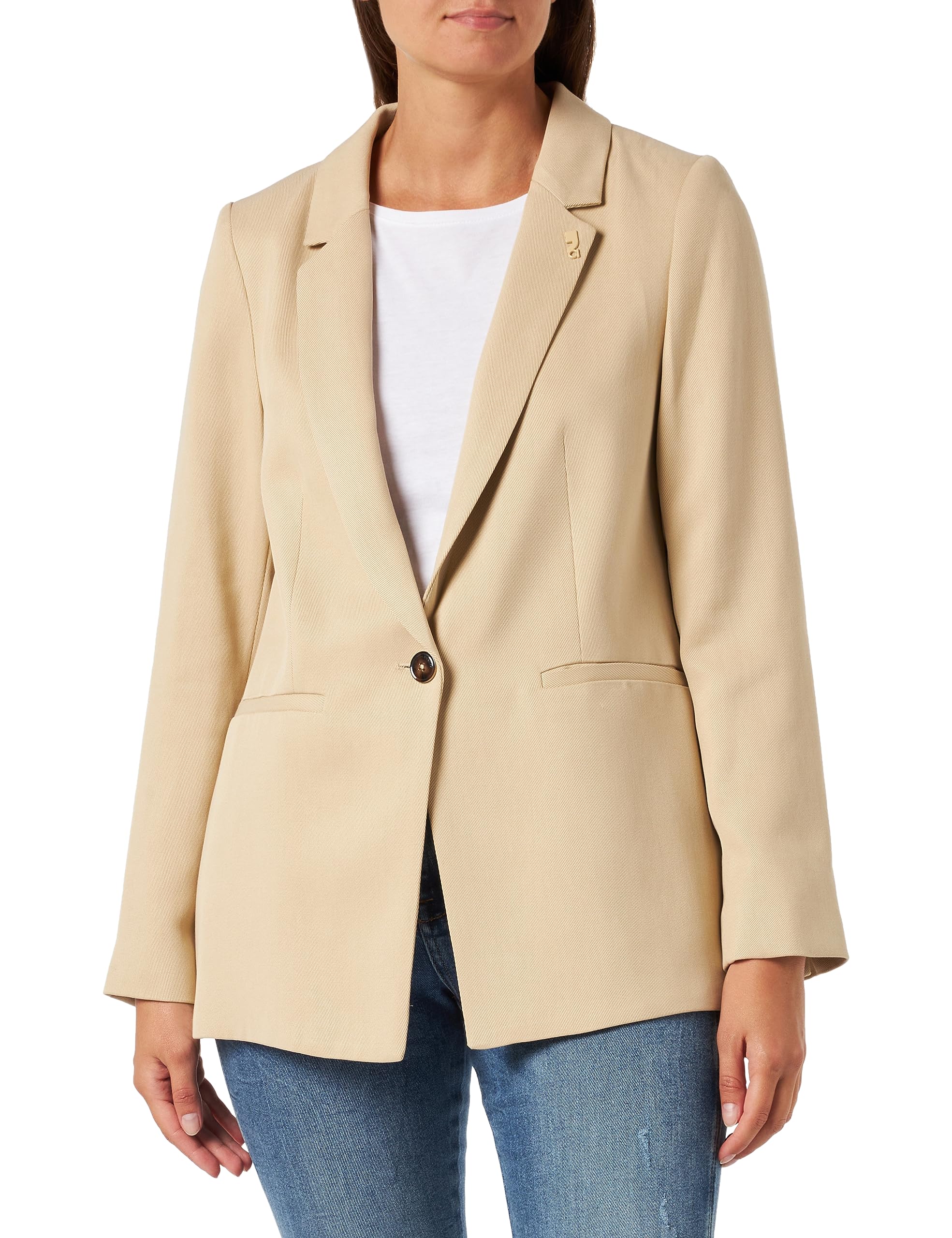 comma-blazer-damen-gr-42-lyocell-twill-shaped-fit image 1
