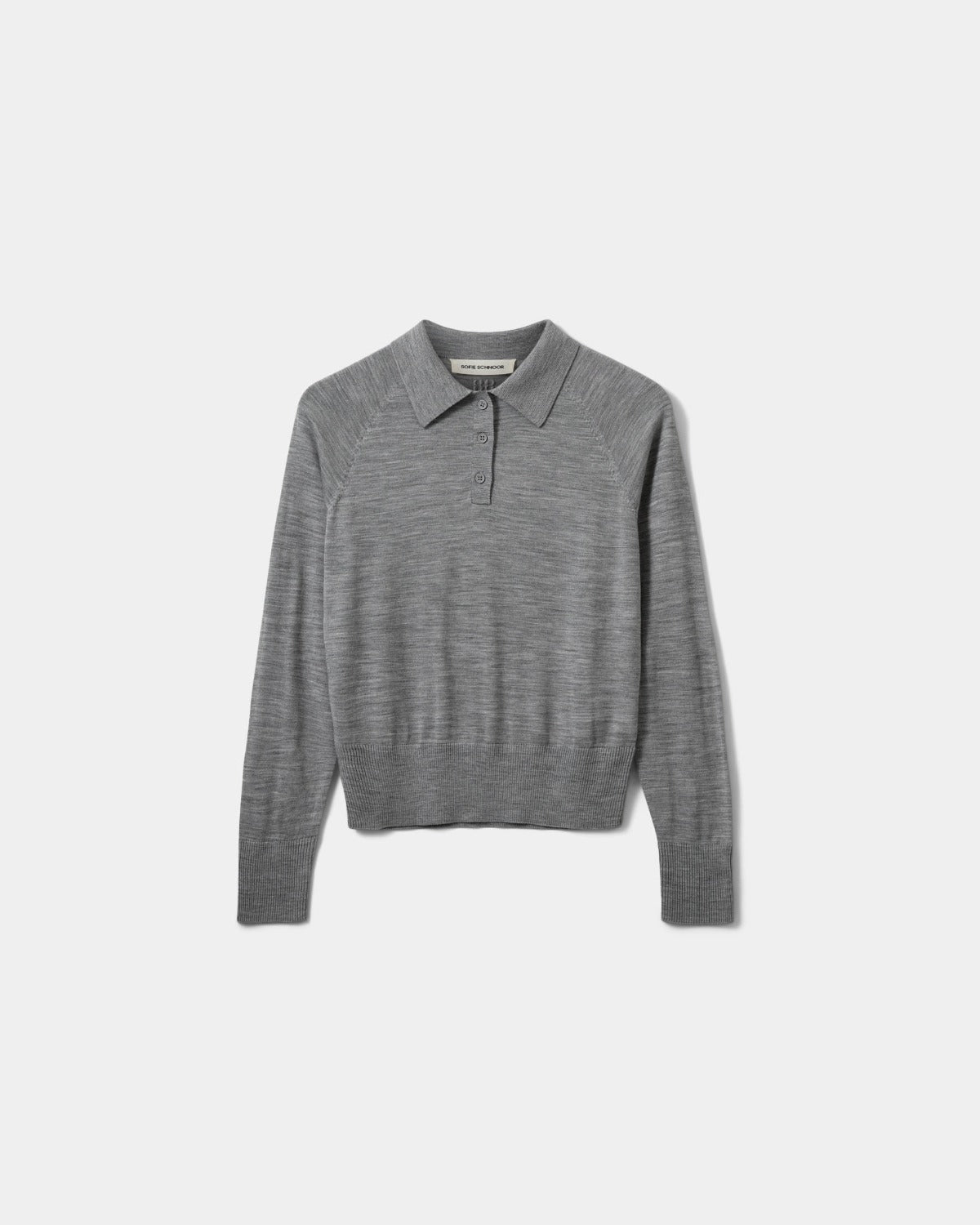 sofie-schnoor-women-selenesw-strickpolo-grey-melange image 1