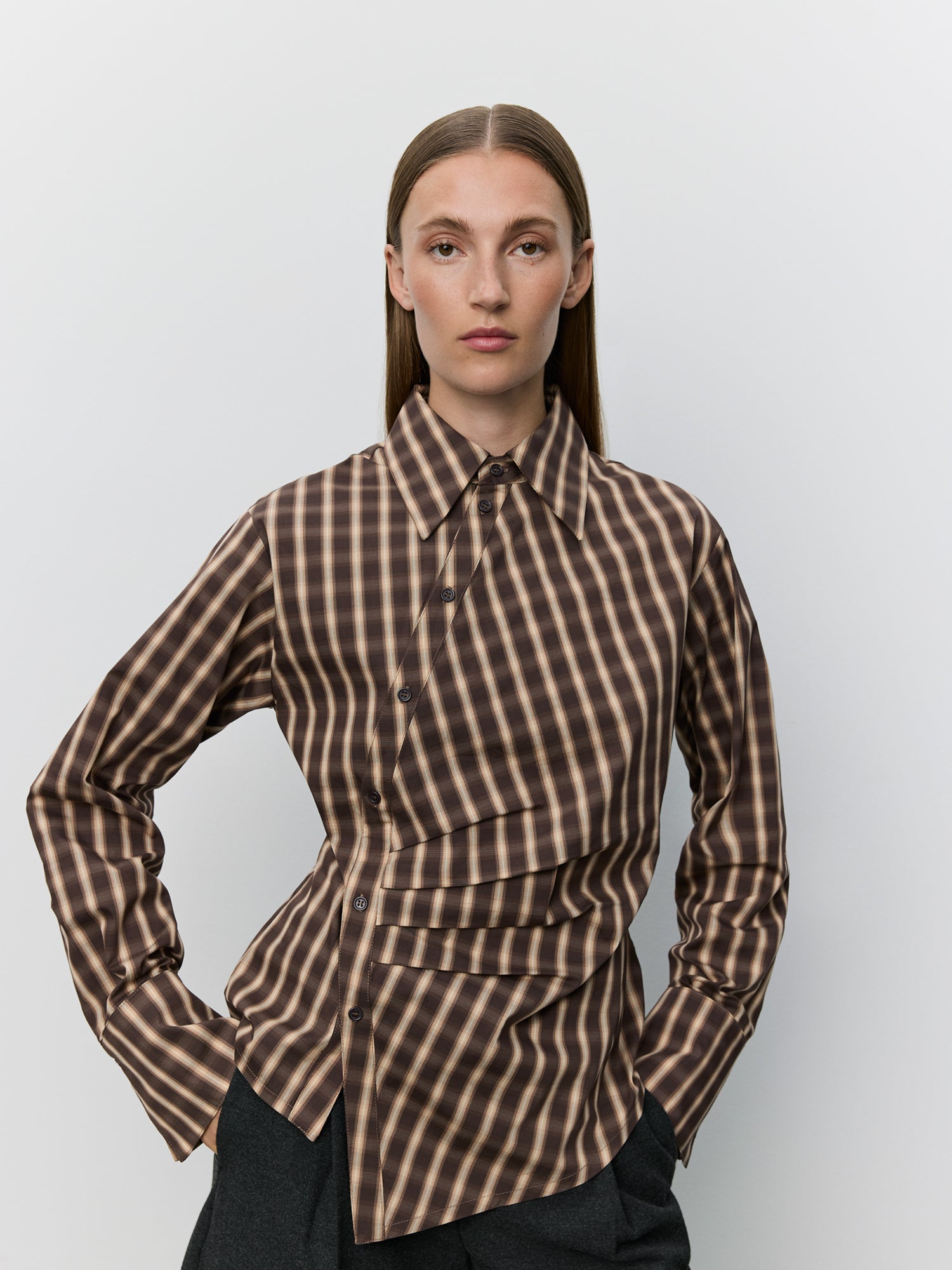 sofie-schnoor-women-paigesw-s263240-bluse-braun-kariert image 5