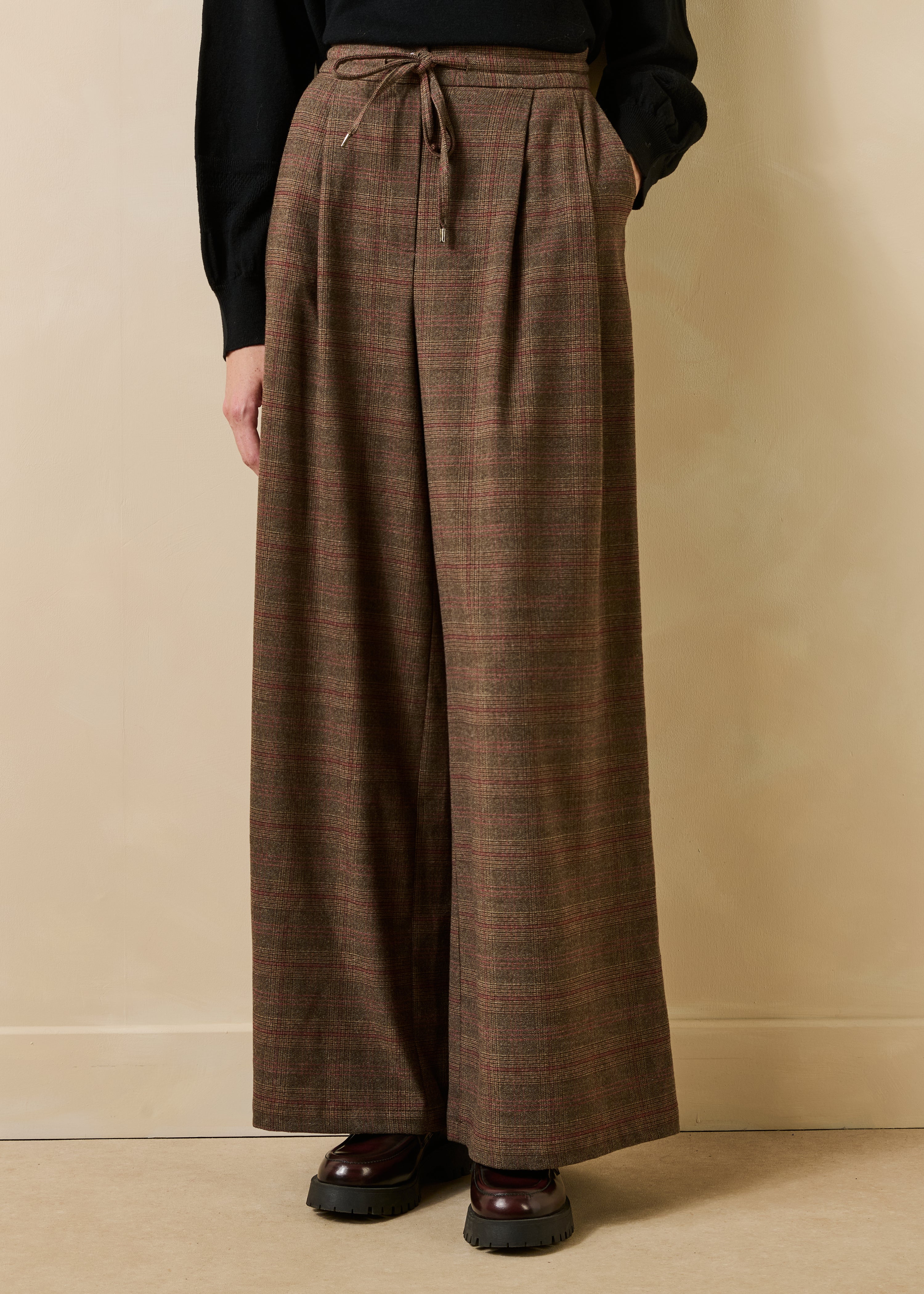 la-f-e-marabout-e-pantalons-jeans-gandi-hose-karo-rost-gr-38 image 2