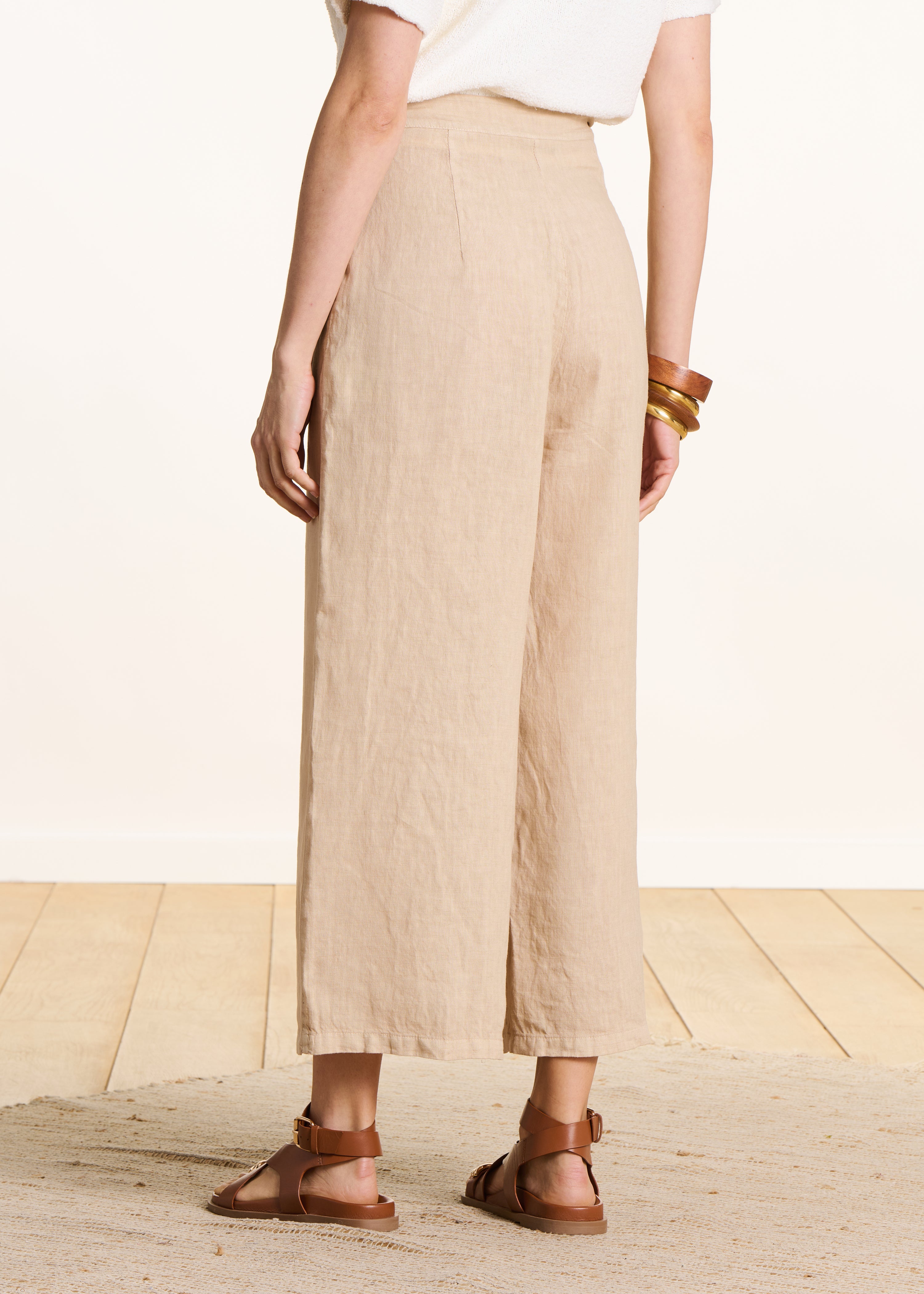 la-f-e-marabout-e-fulano-hose-beige-leinen-7-8-weit image 3