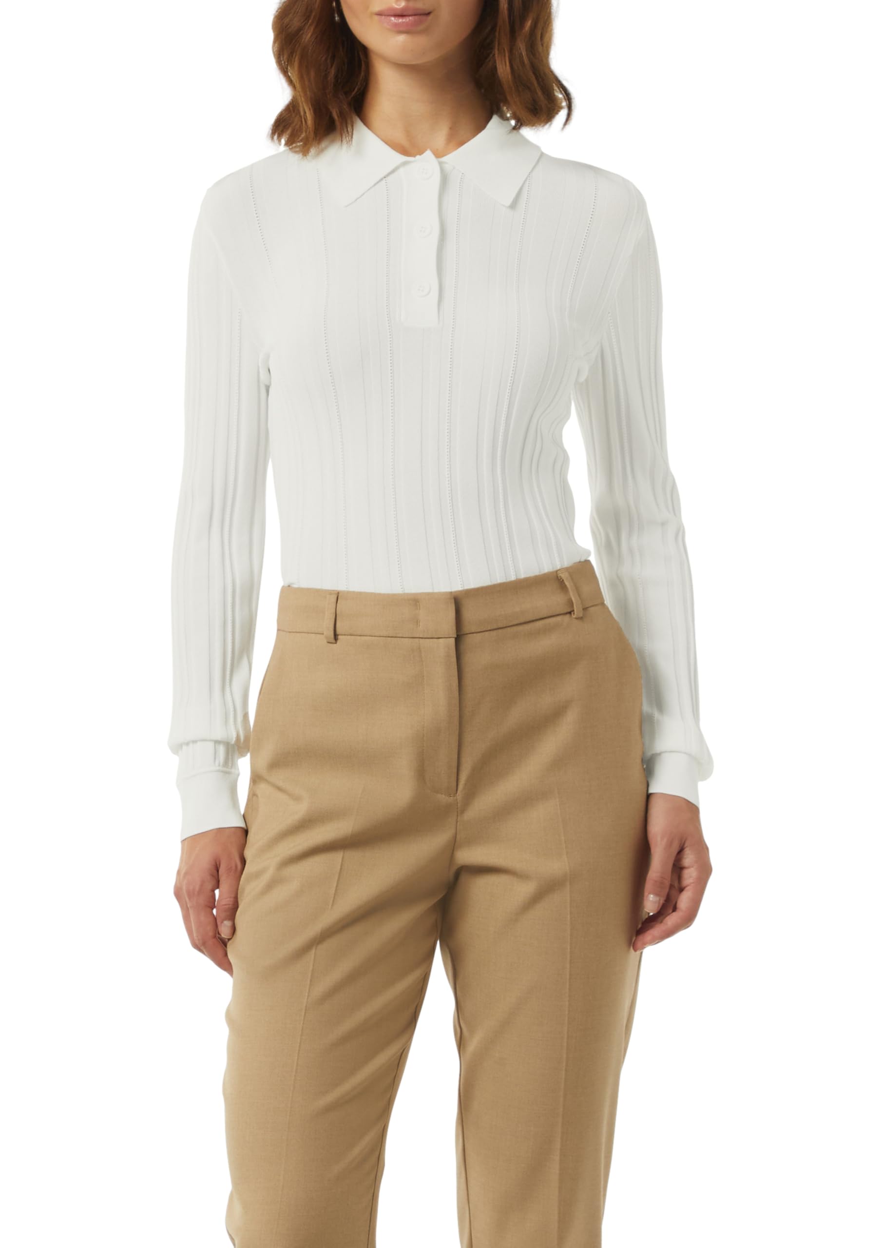 comma-pullover-polokragen-slim-fit-46-blau-gerippt image 7
