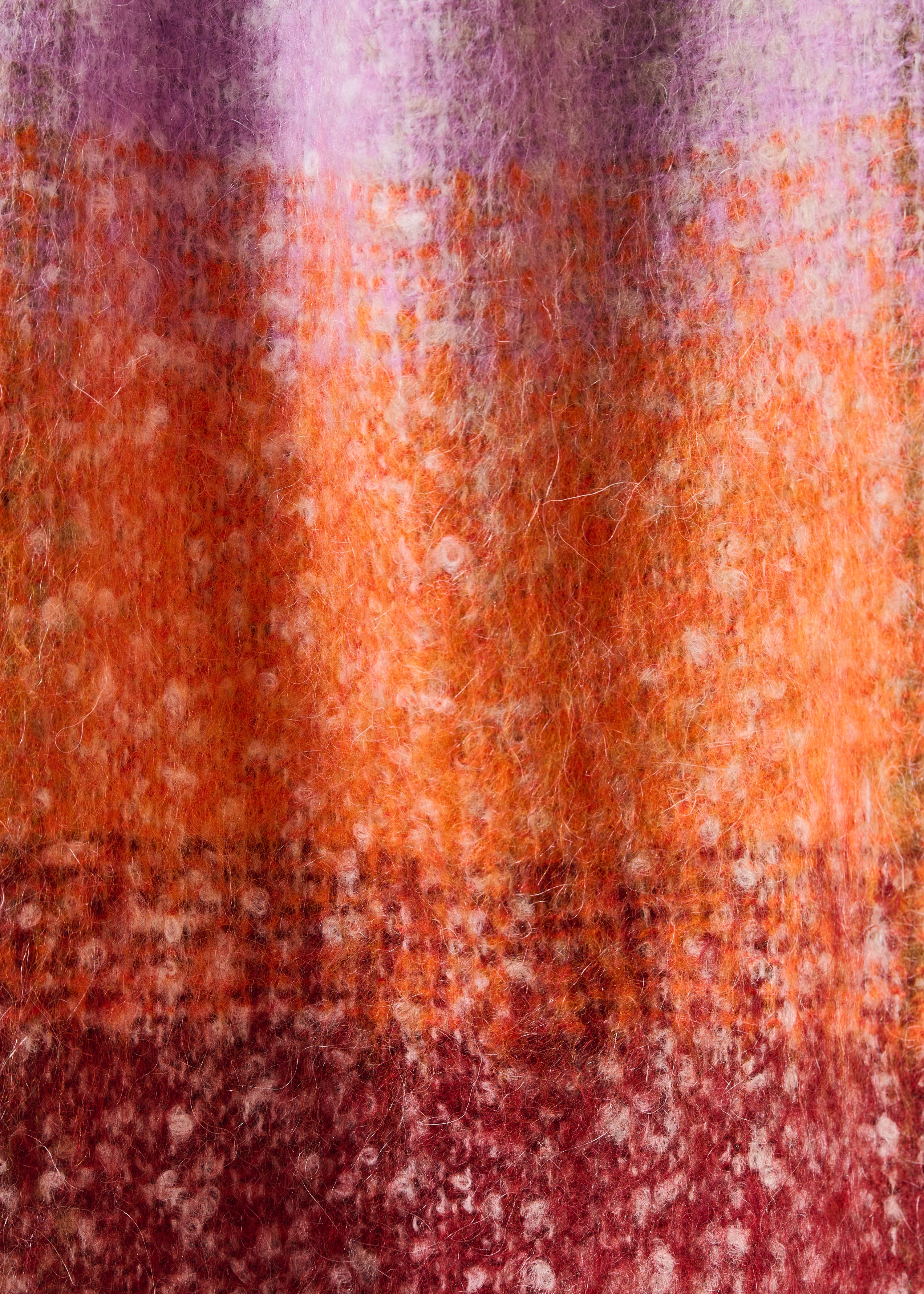 la-f-e-marabout-e-grawel-schal-mohair-bunt-gestreift-fransen image 2