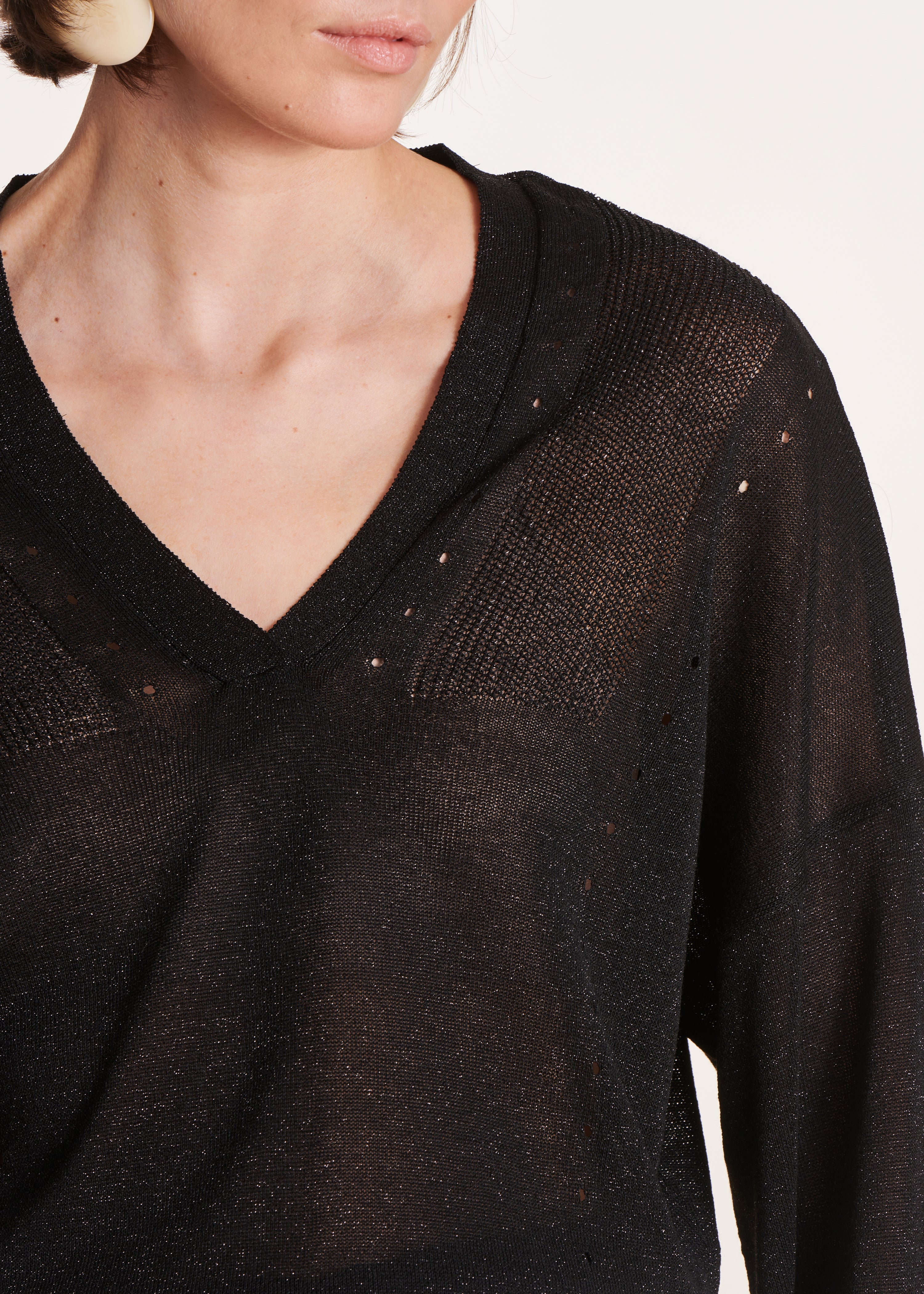 la-f-e-marabout-e-dyke-pullover-damen-schwarz-oversize image 5