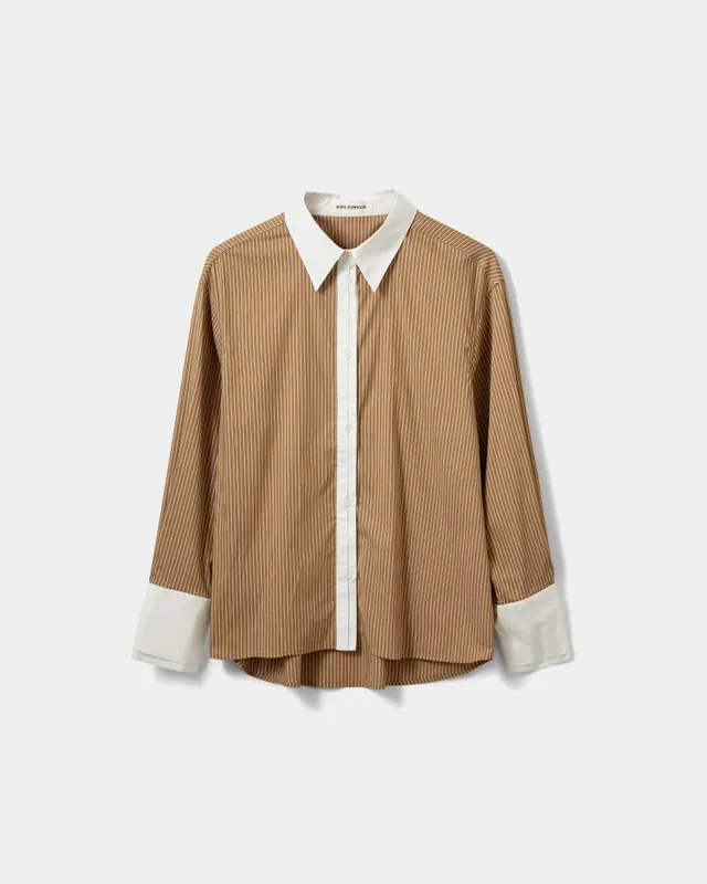 sofie-schnoor-allisonsw-bluse-maple-brown-gestreift-s image 1