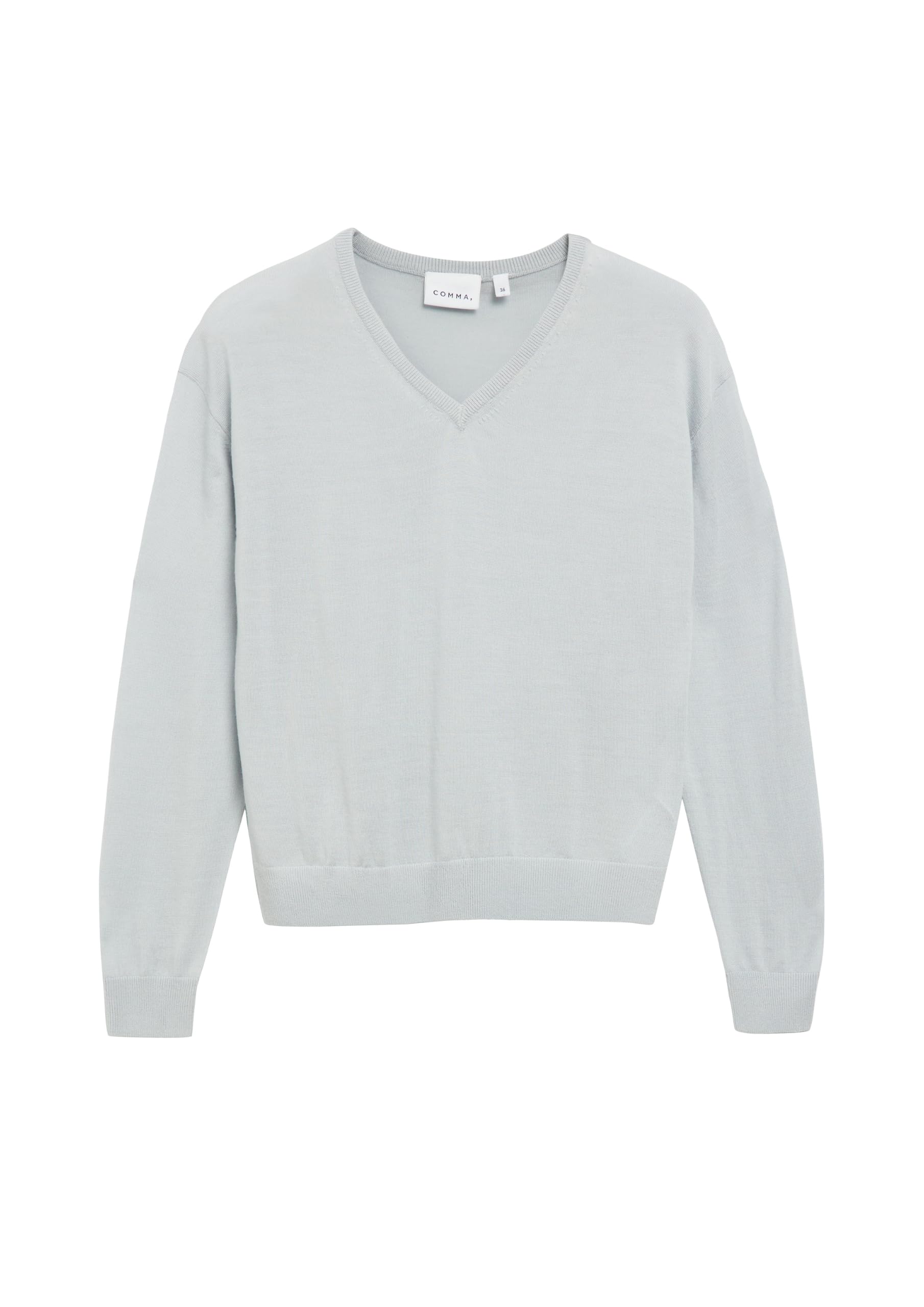 comma-strickpullover-regular-fit-pullover-v-ausschnitt-gr36 image 4