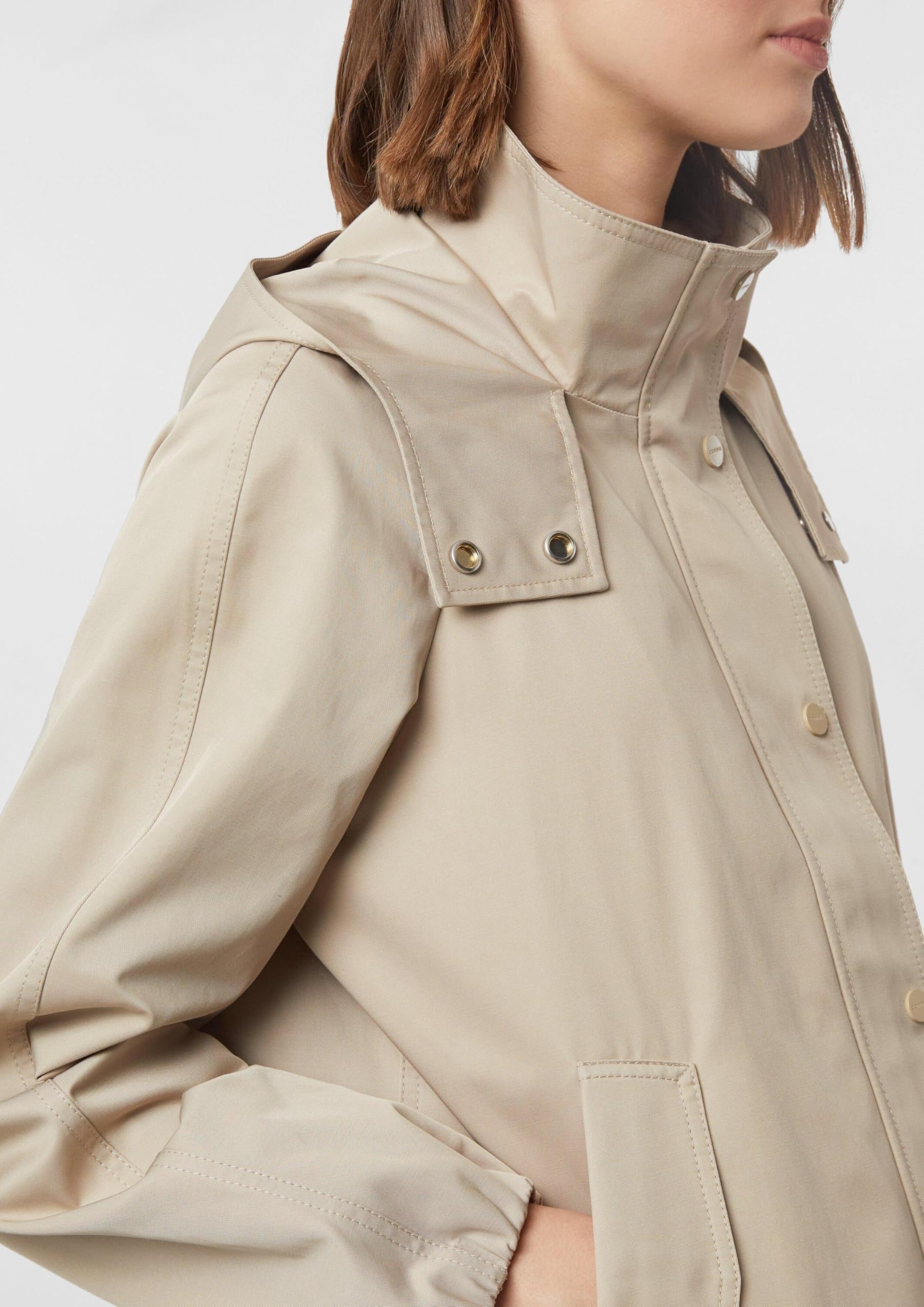 comma-outdoor-jacke-stehkragen-kapuze-gr-40-beige-bergang image 5