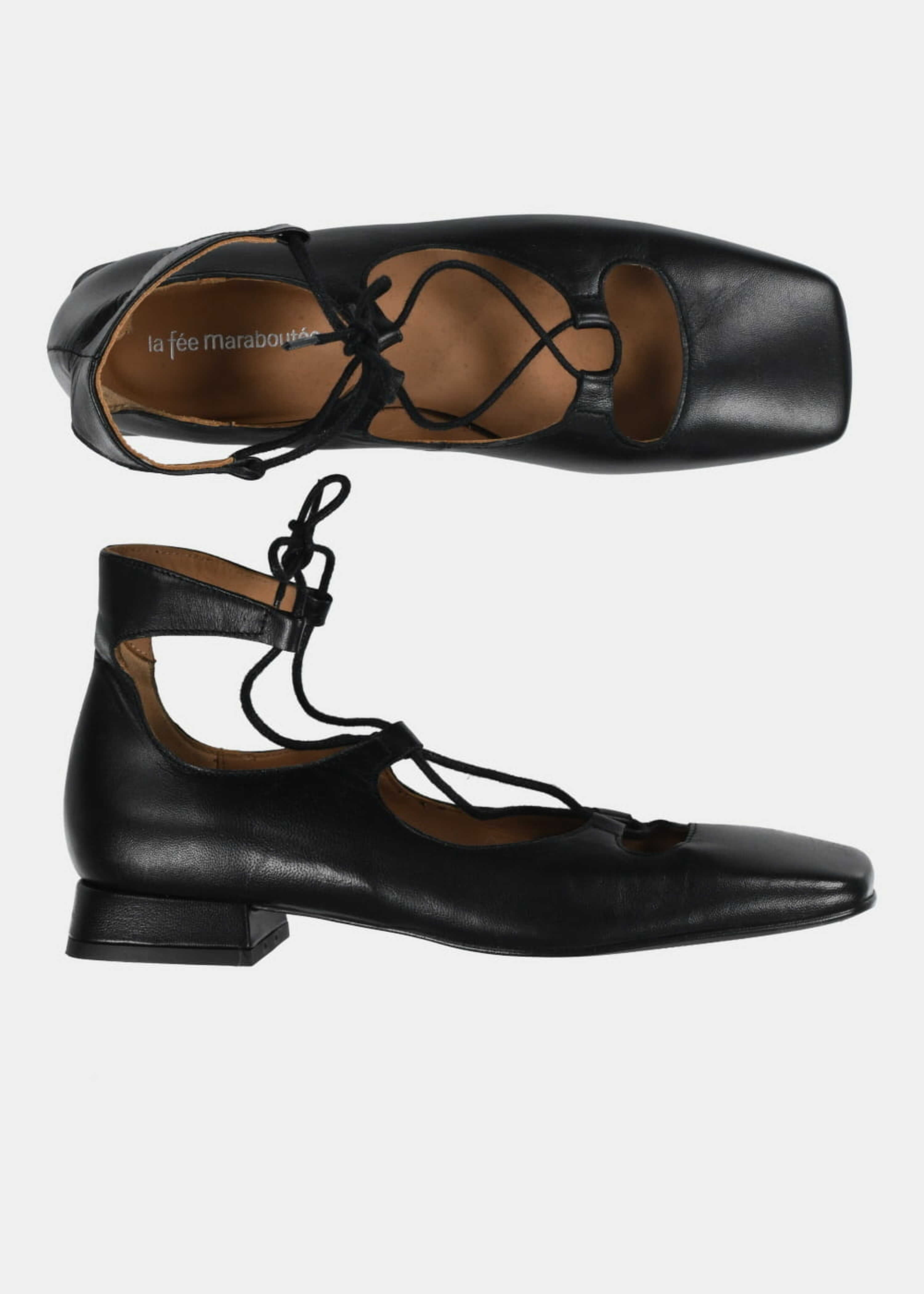 la-f-e-marabout-e-accessoires-ballerina-schwarz-schn-rer-leder image 3