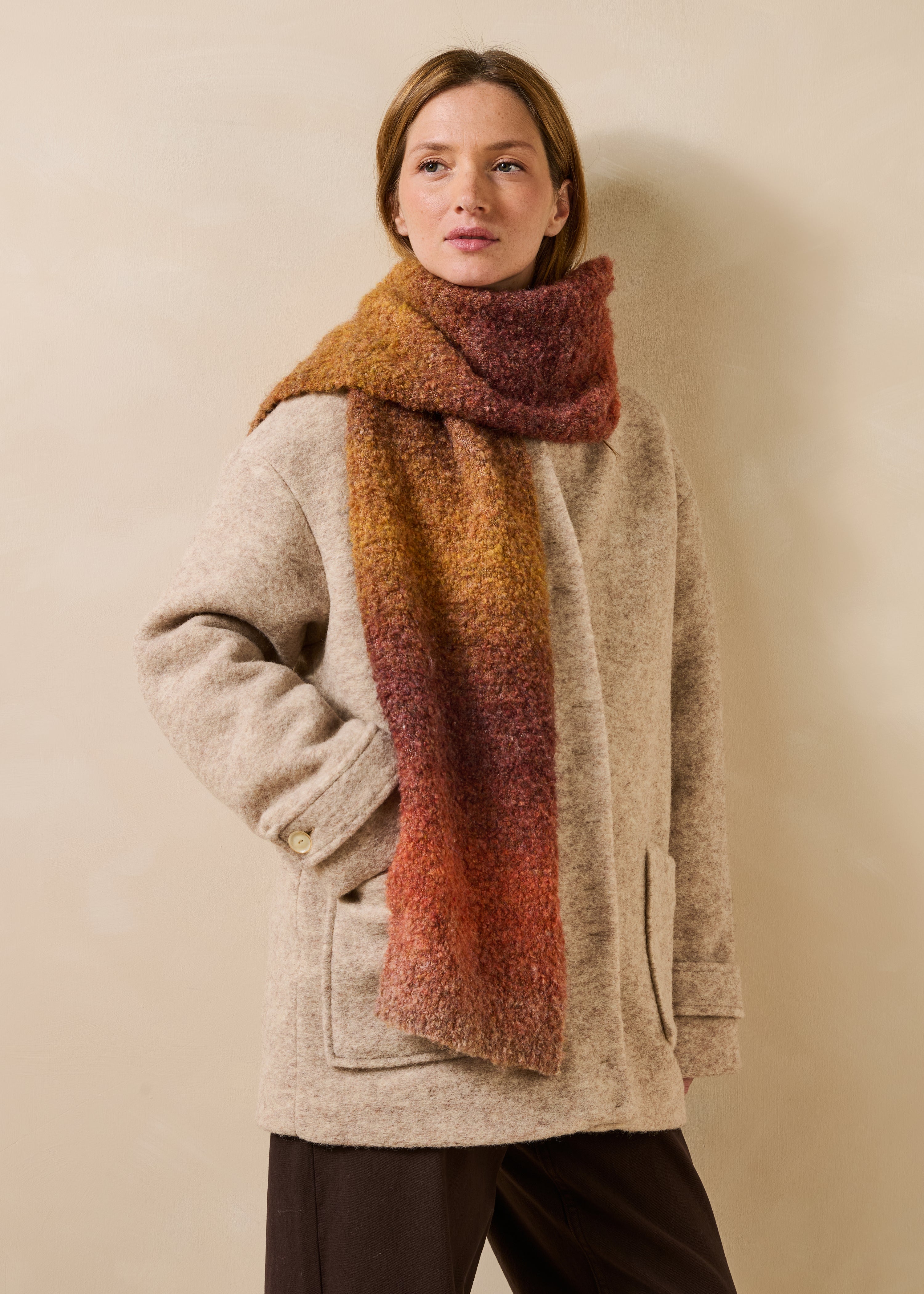la-f-e-marabout-e-groska-schal-braun-tie-dye-rosewood image 3