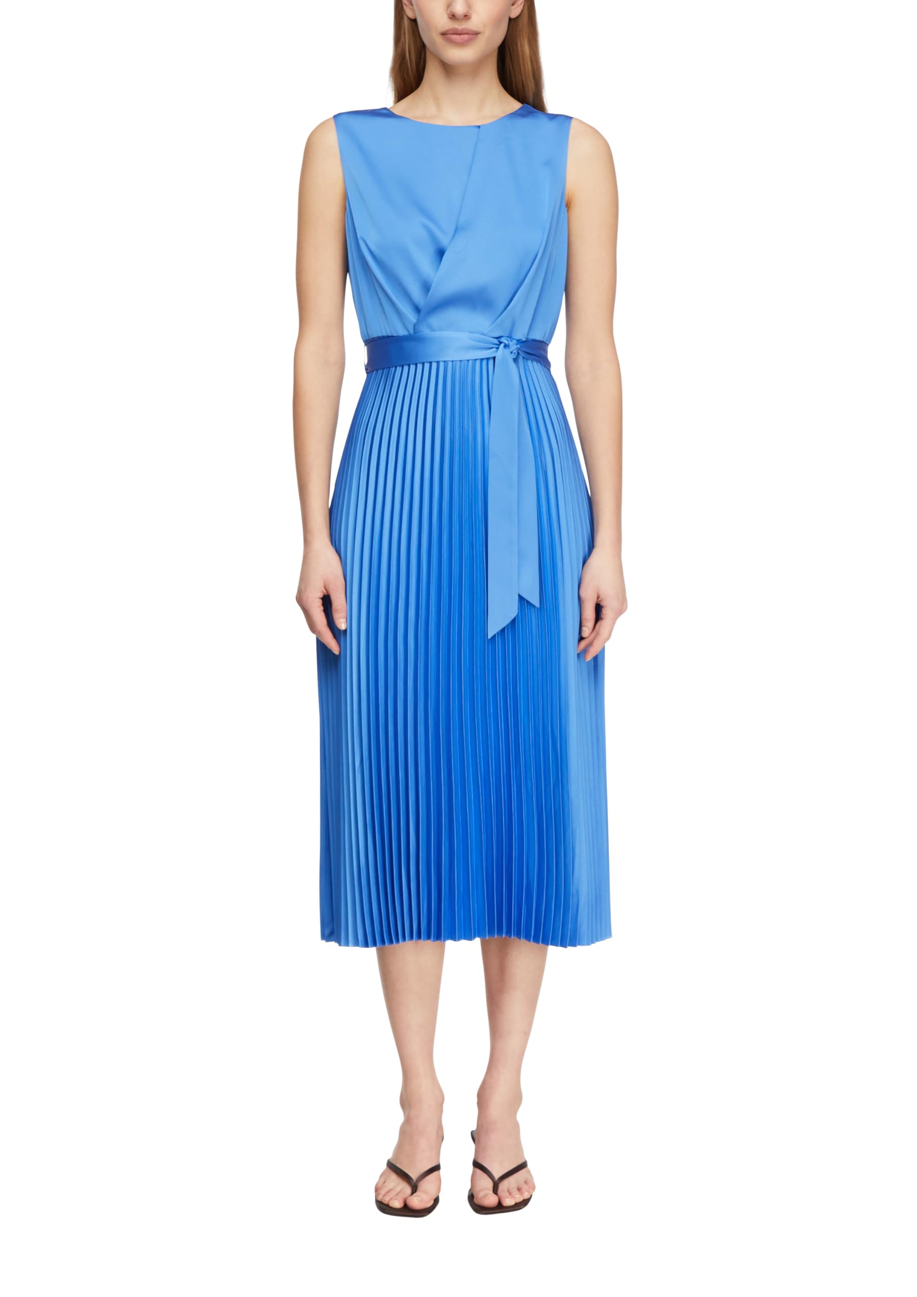 comma-2179888-kleid-damen-navy-royalblau-beige image 1