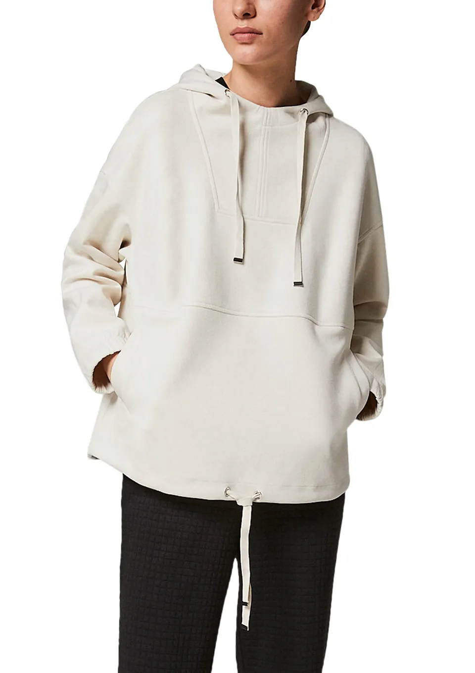 comma-sweatshirt-rundhals-pullover-dust-white-gr-38 image 1